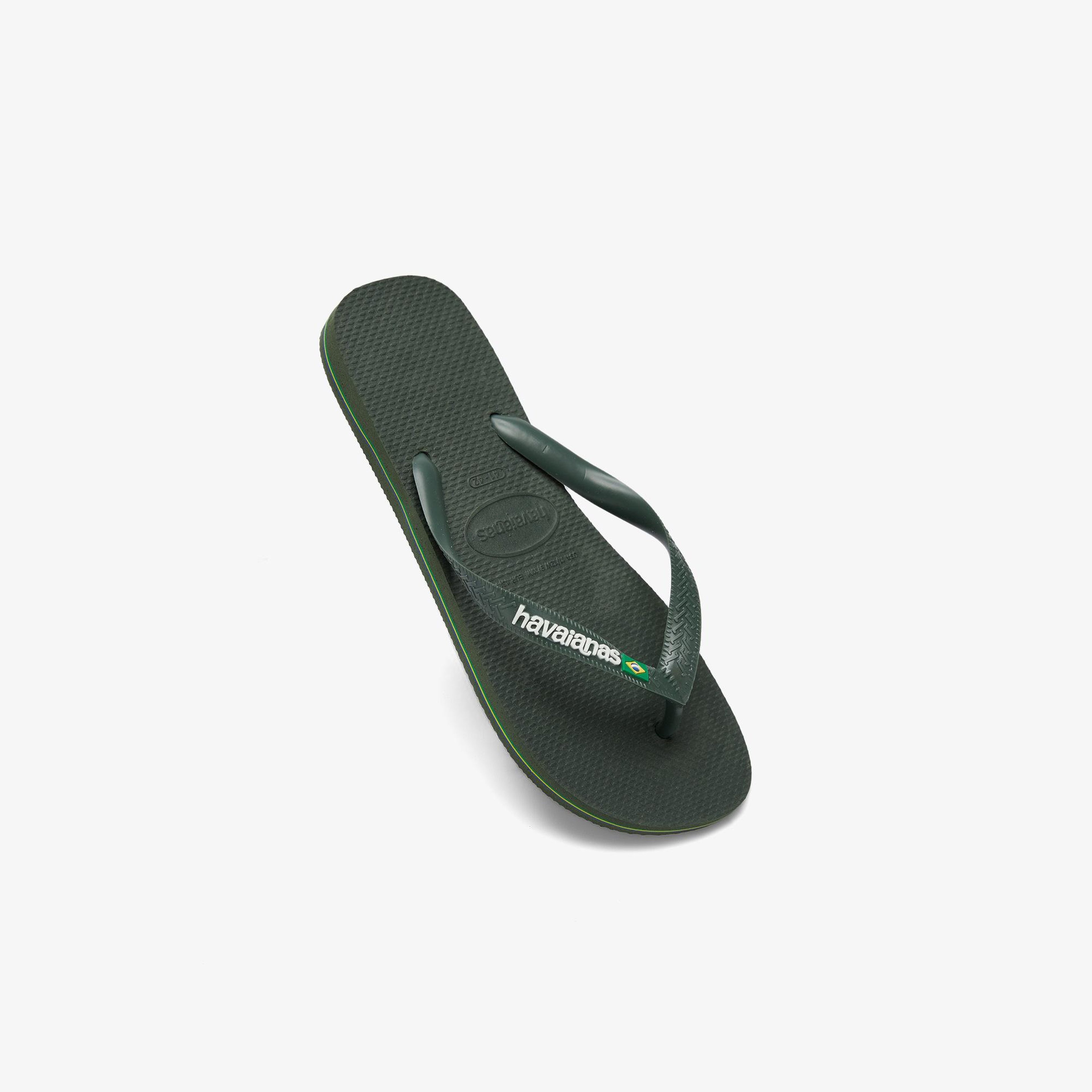 Havaianas Brasil Logo Unisex Yeşil Terlik