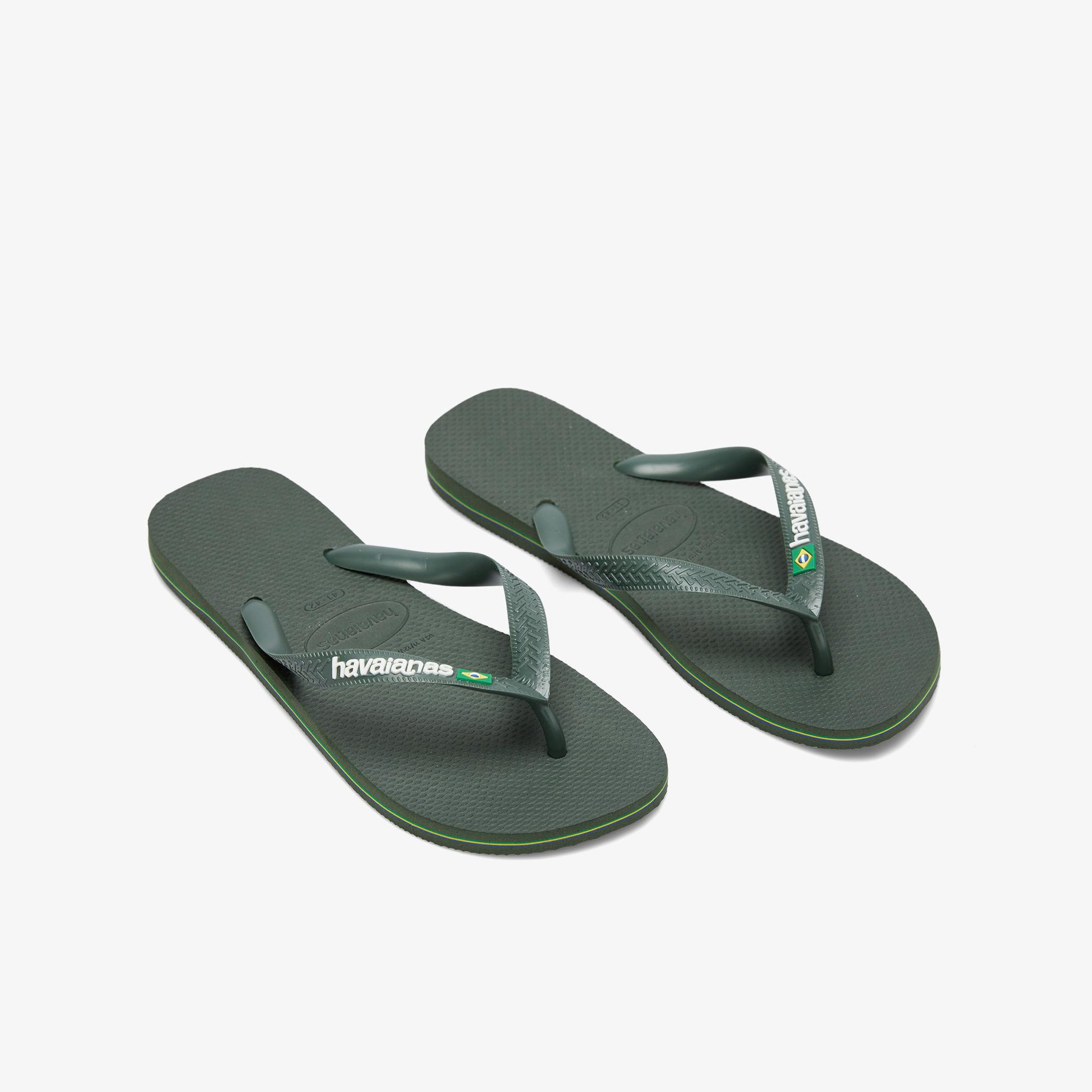 Havaianas Brasil Logo Unisex Yeşil Terlik