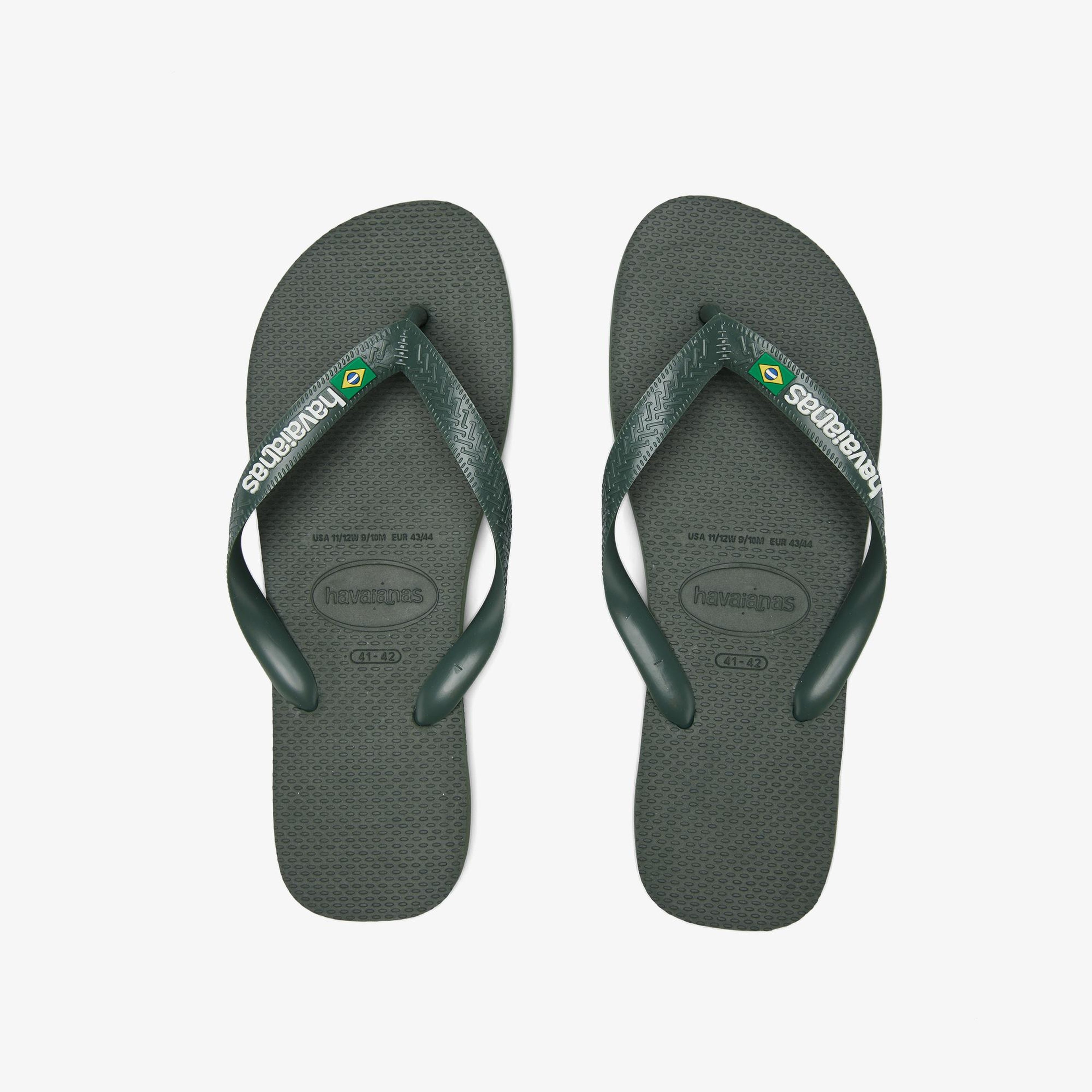 Havaianas Brasil Logo Unisex Yeşil Terlik