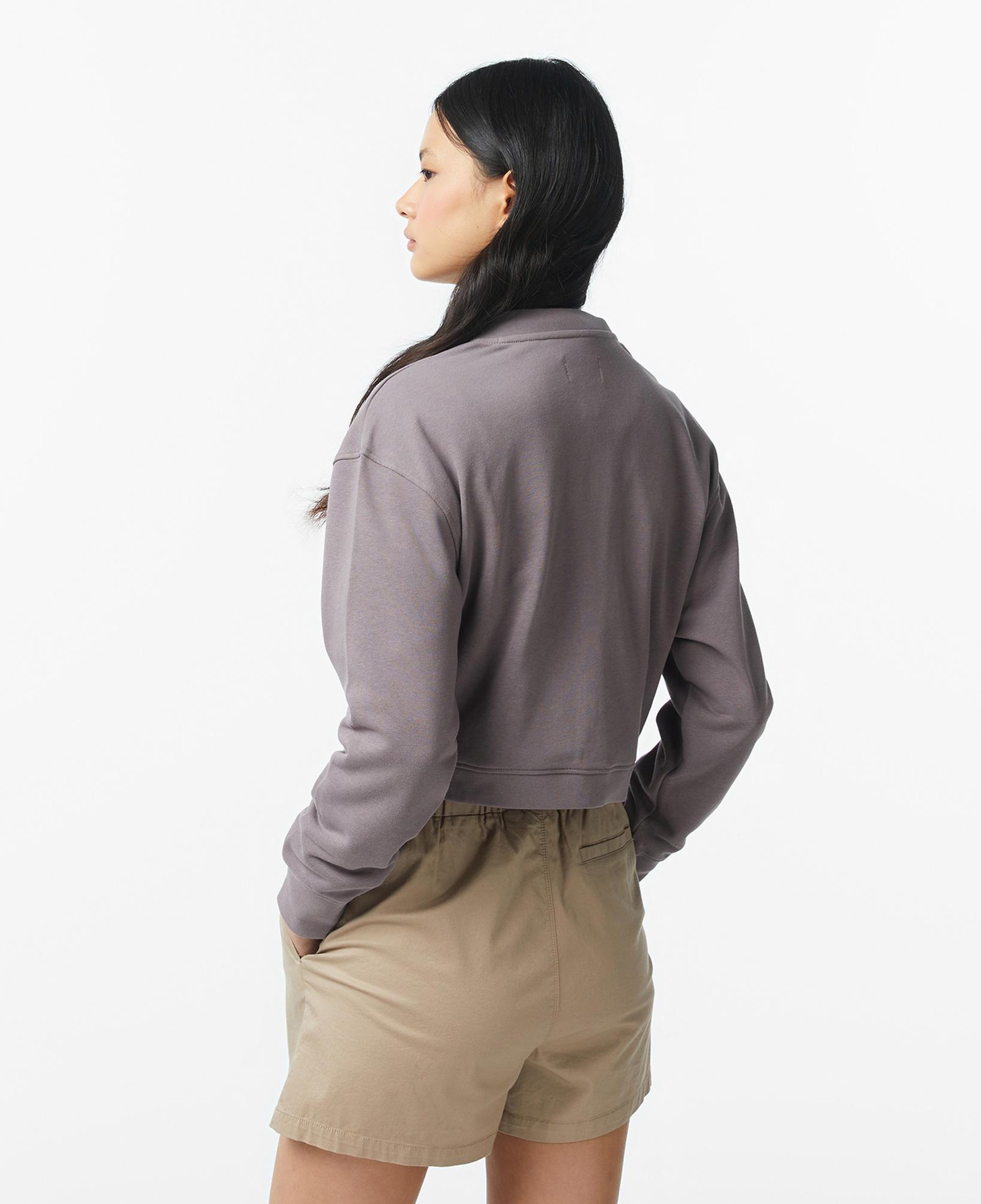 Converse Classic Terry Cardigan Dahlia Dust Kadın Gri Hırka
