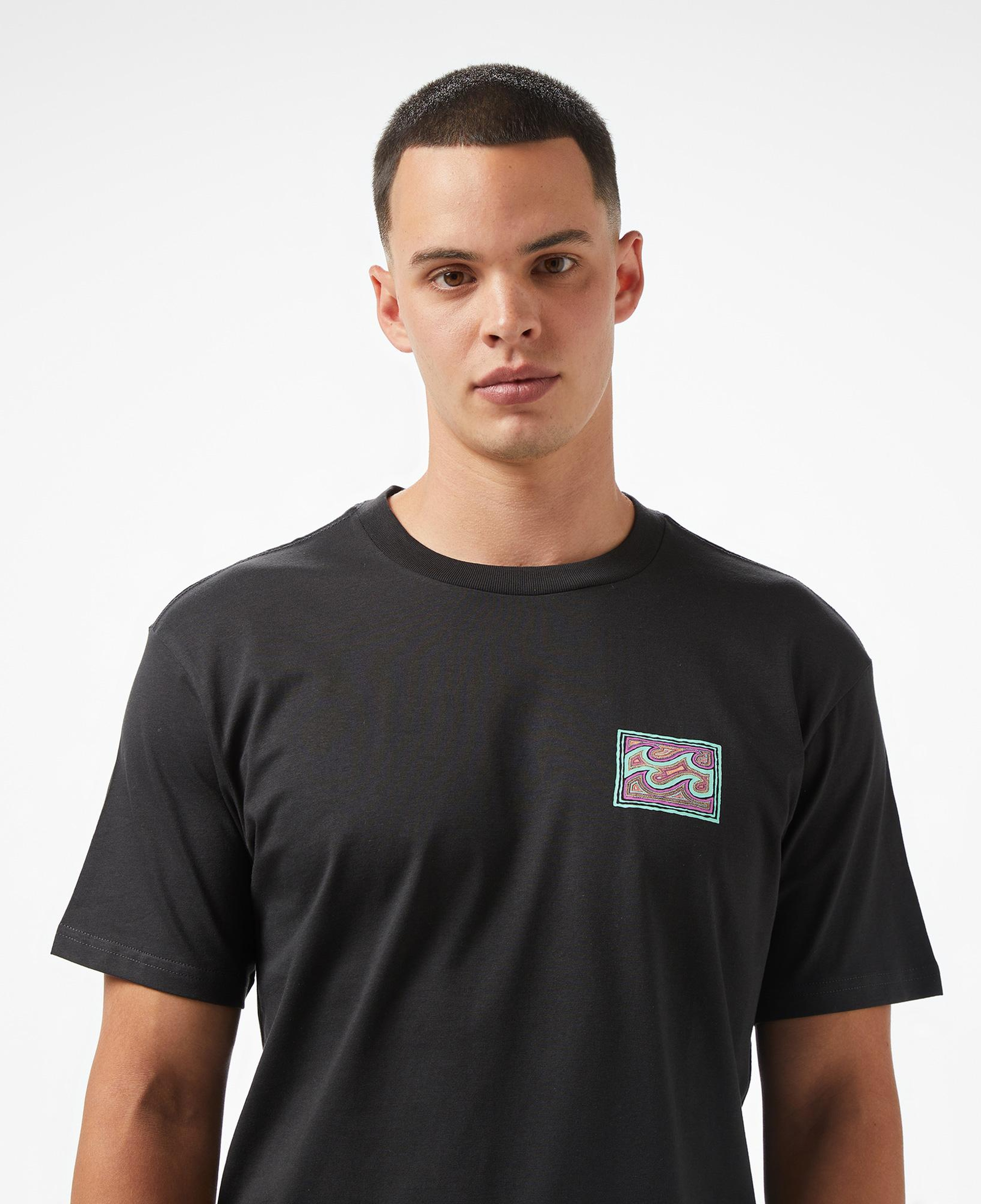 Billabong Crayon Wave Ss Erkek Siyah T-Shirt