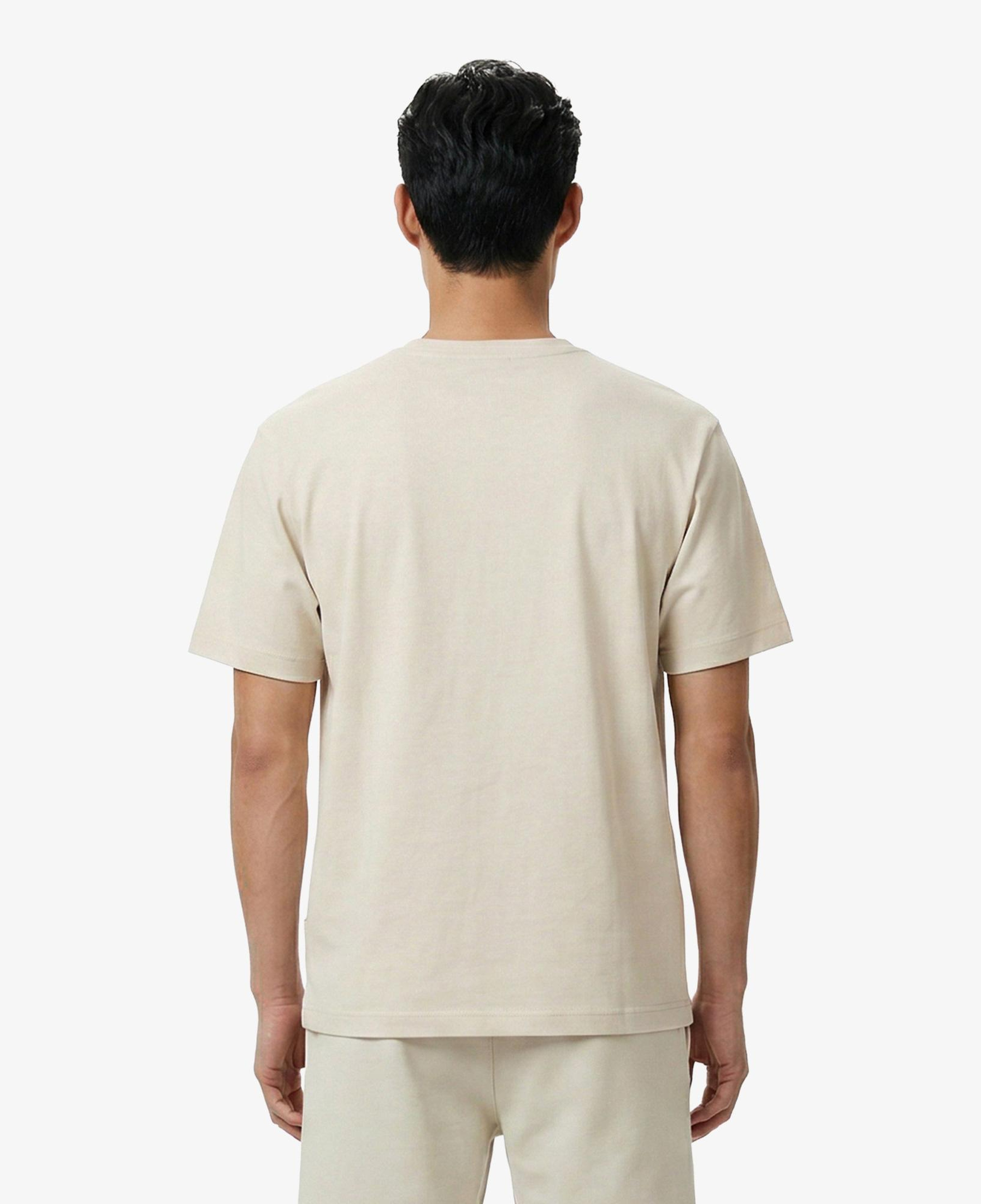 UNITED4 Regular Fit Erkek Krem T-Shirt