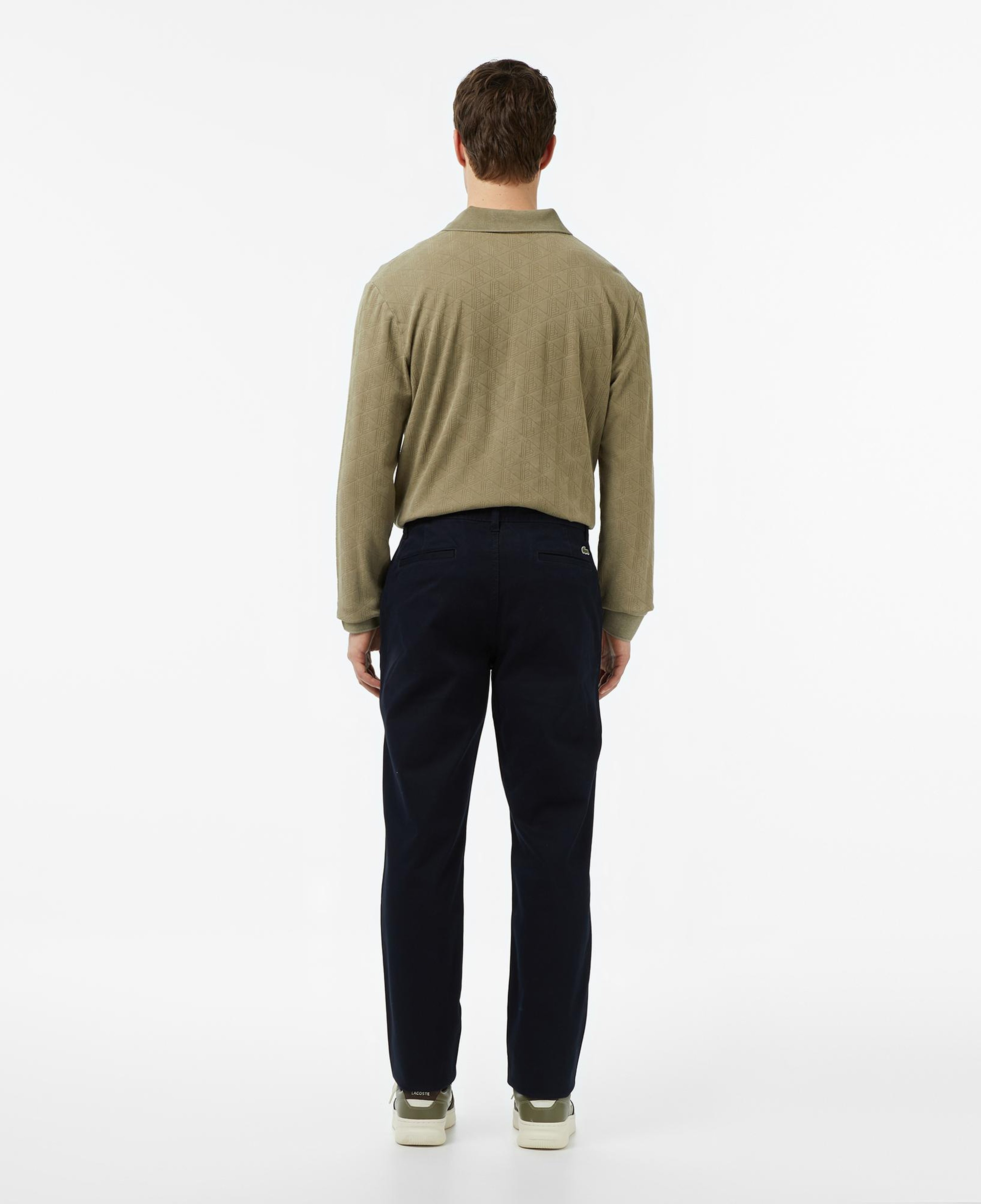 Erkek Regular Fit Chino Koyu Mavi Pantolon
