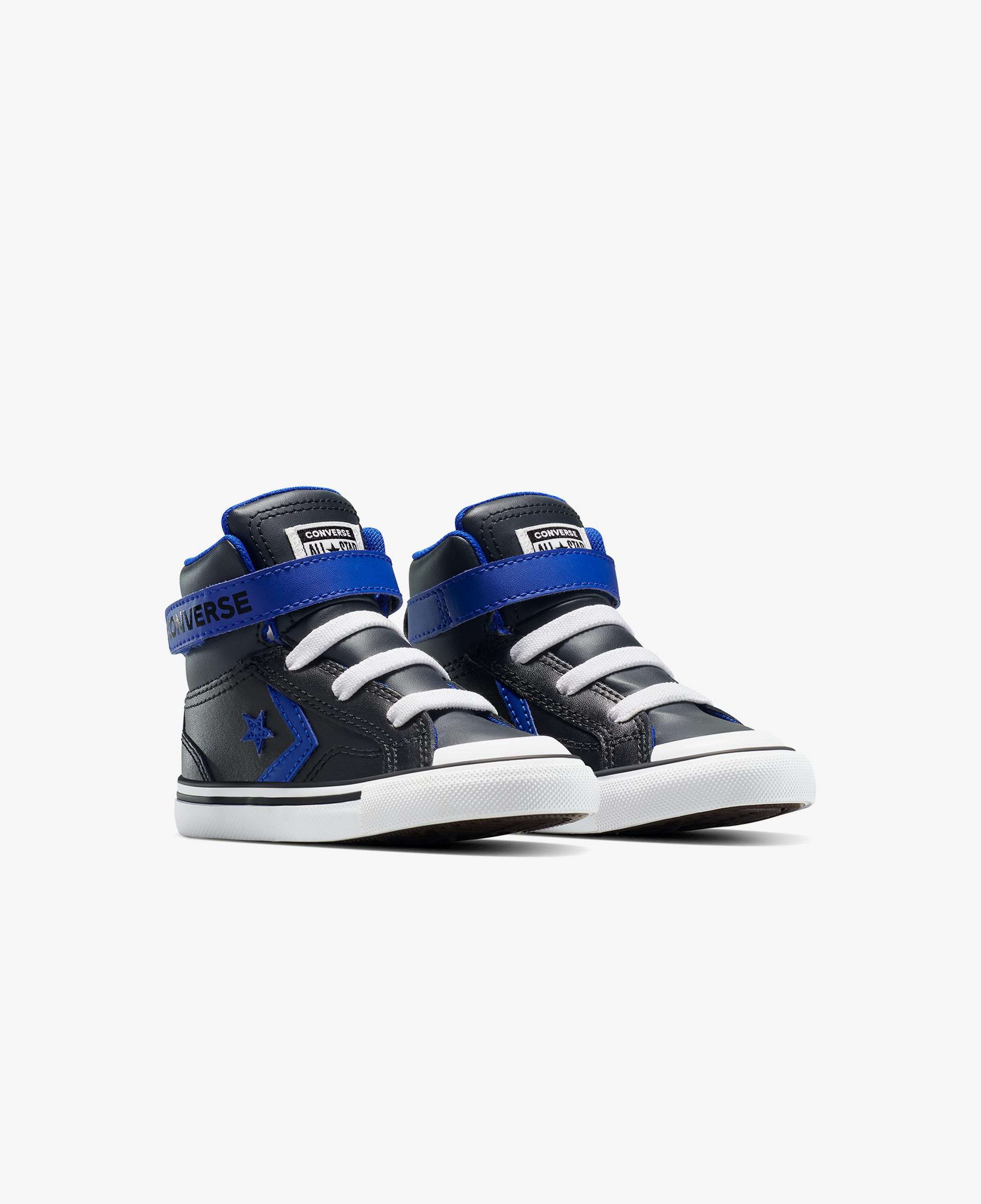 Converse Pro Blaze Strap Leather Easy On Bebek Siyah Sneaker