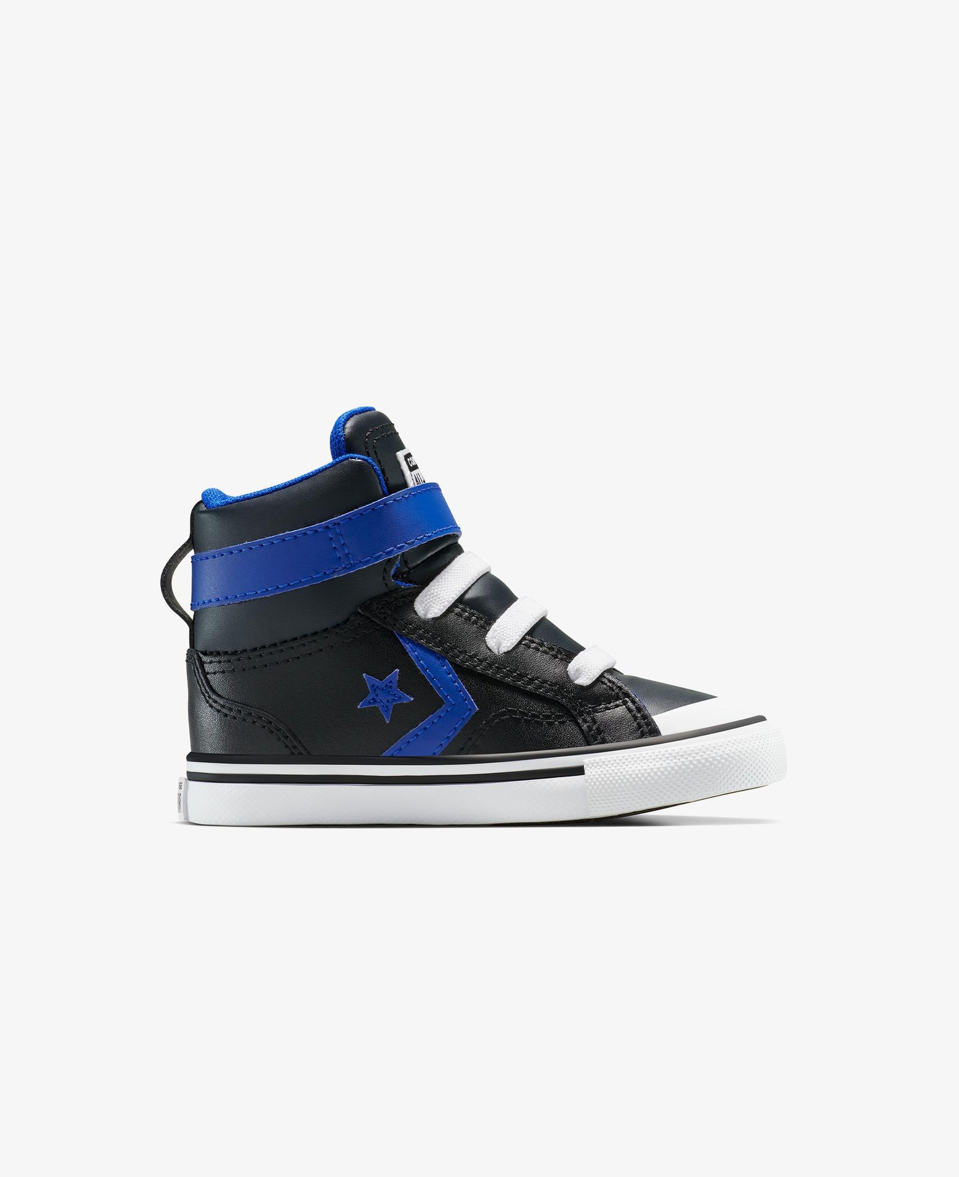 Converse Pro Blaze Strap Leather Easy On Bebek Siyah Sneaker