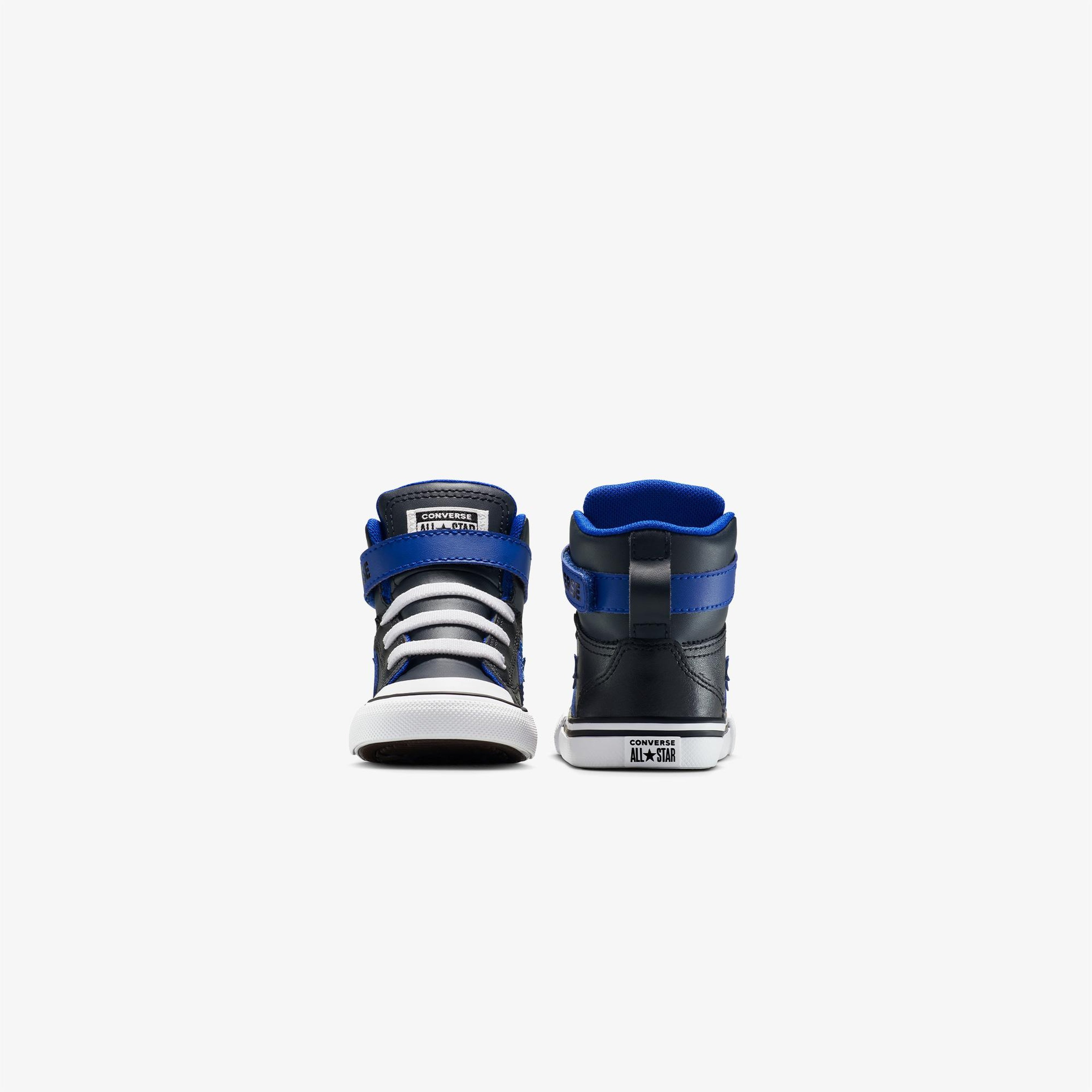 Converse Pro Blaze Strap Leather Easy On Bebek Siyah Sneaker