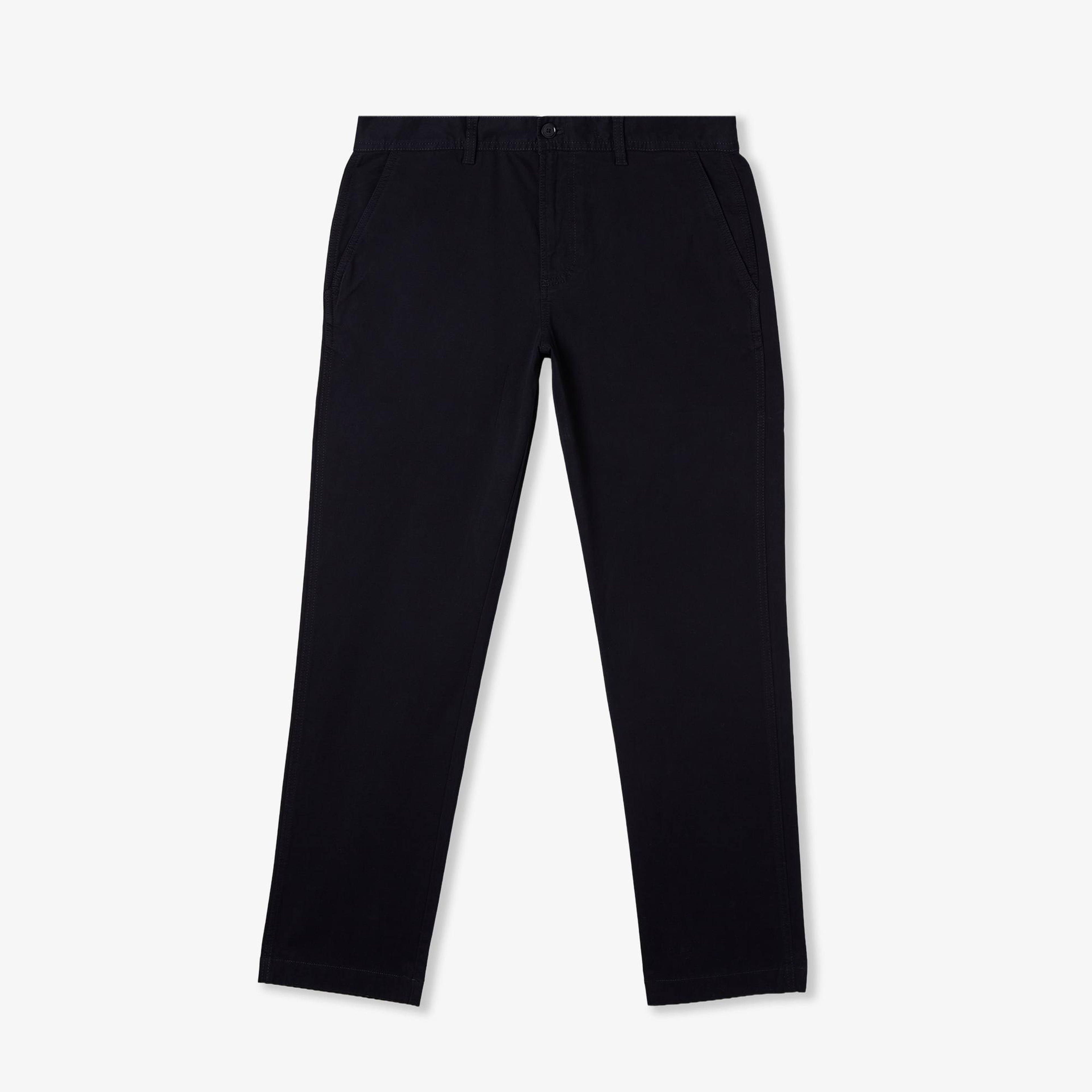 Erkek Regular Fit Chino Koyu Mavi Pantolon