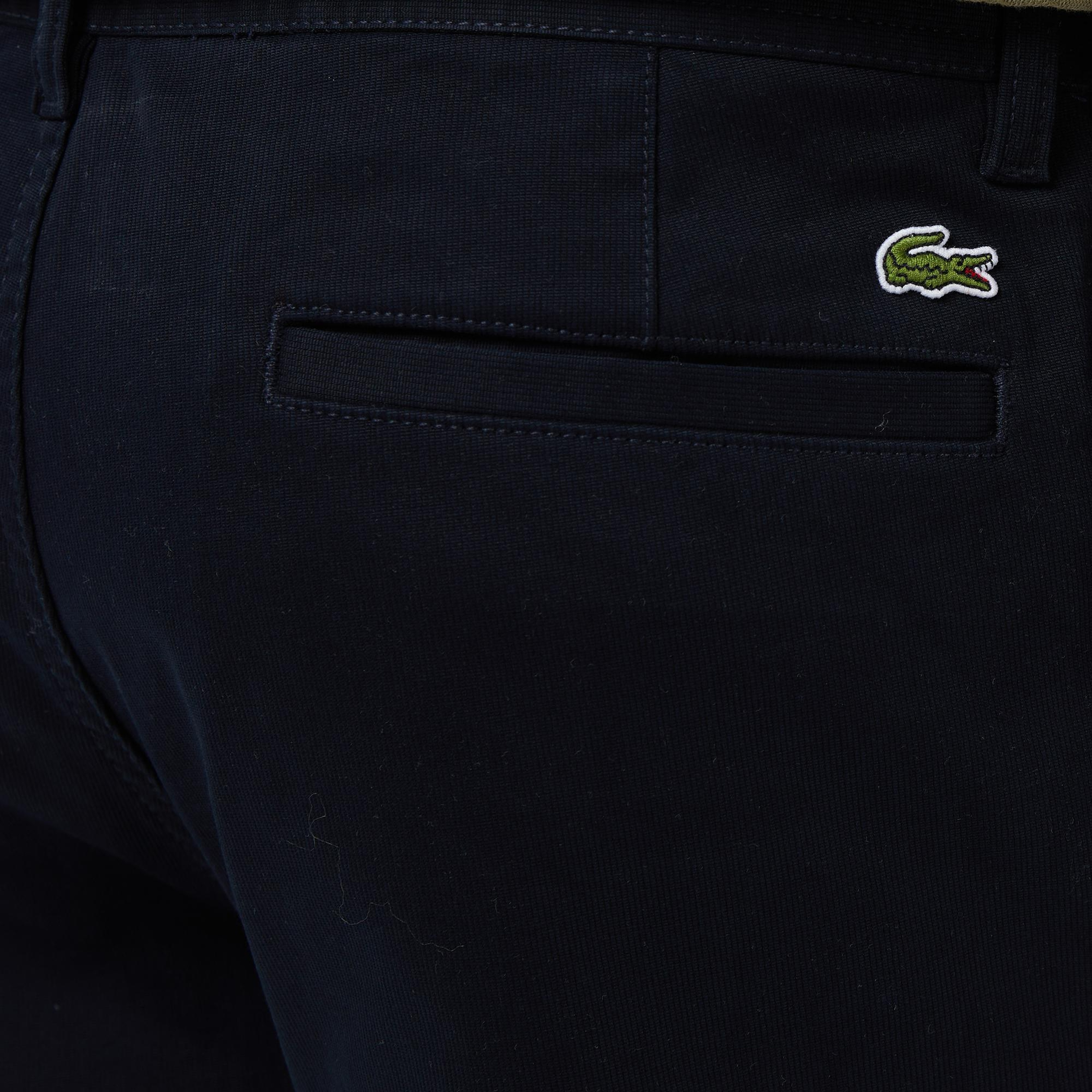 Erkek Regular Fit Chino Koyu Mavi Pantolon