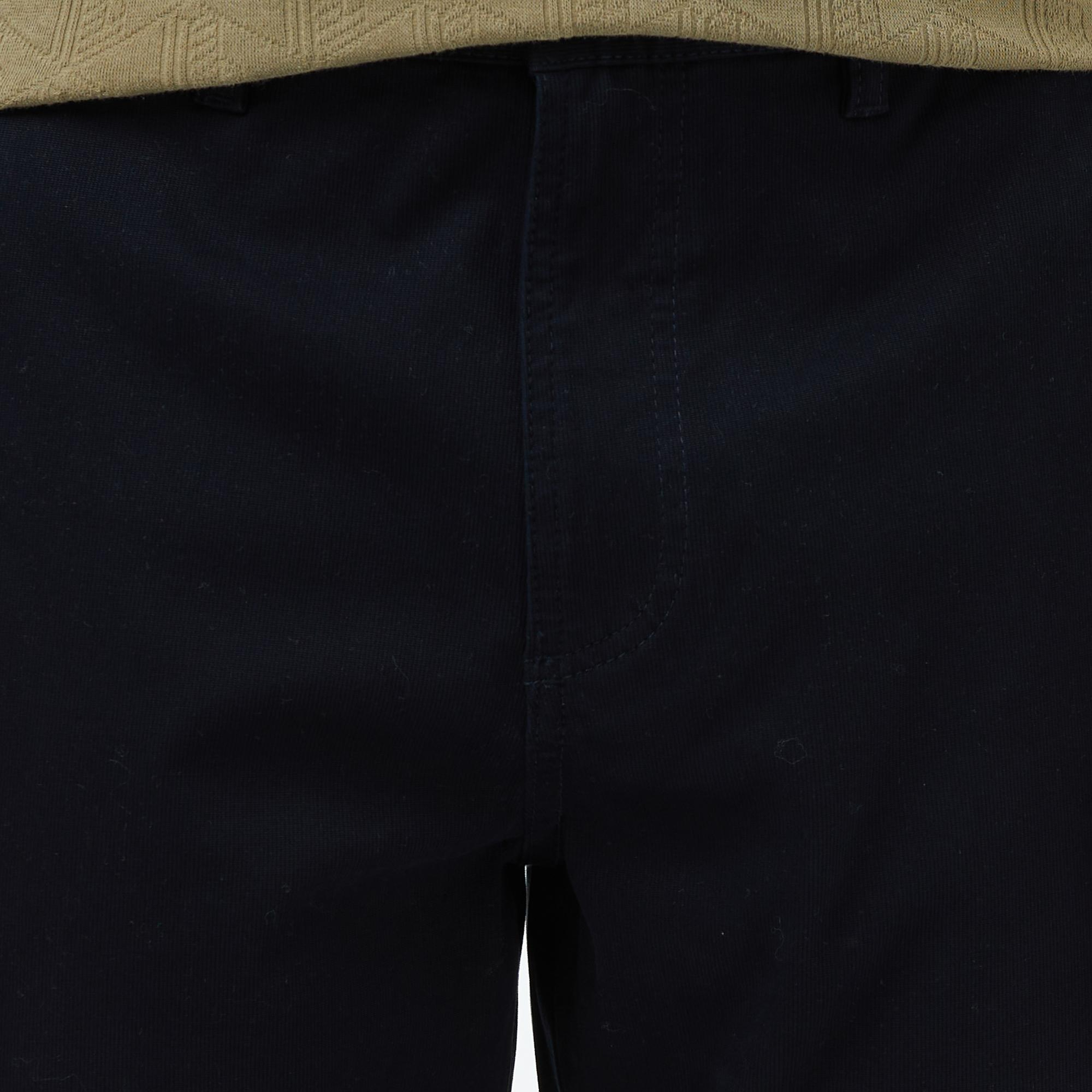 Erkek Regular Fit Chino Koyu Mavi Pantolon