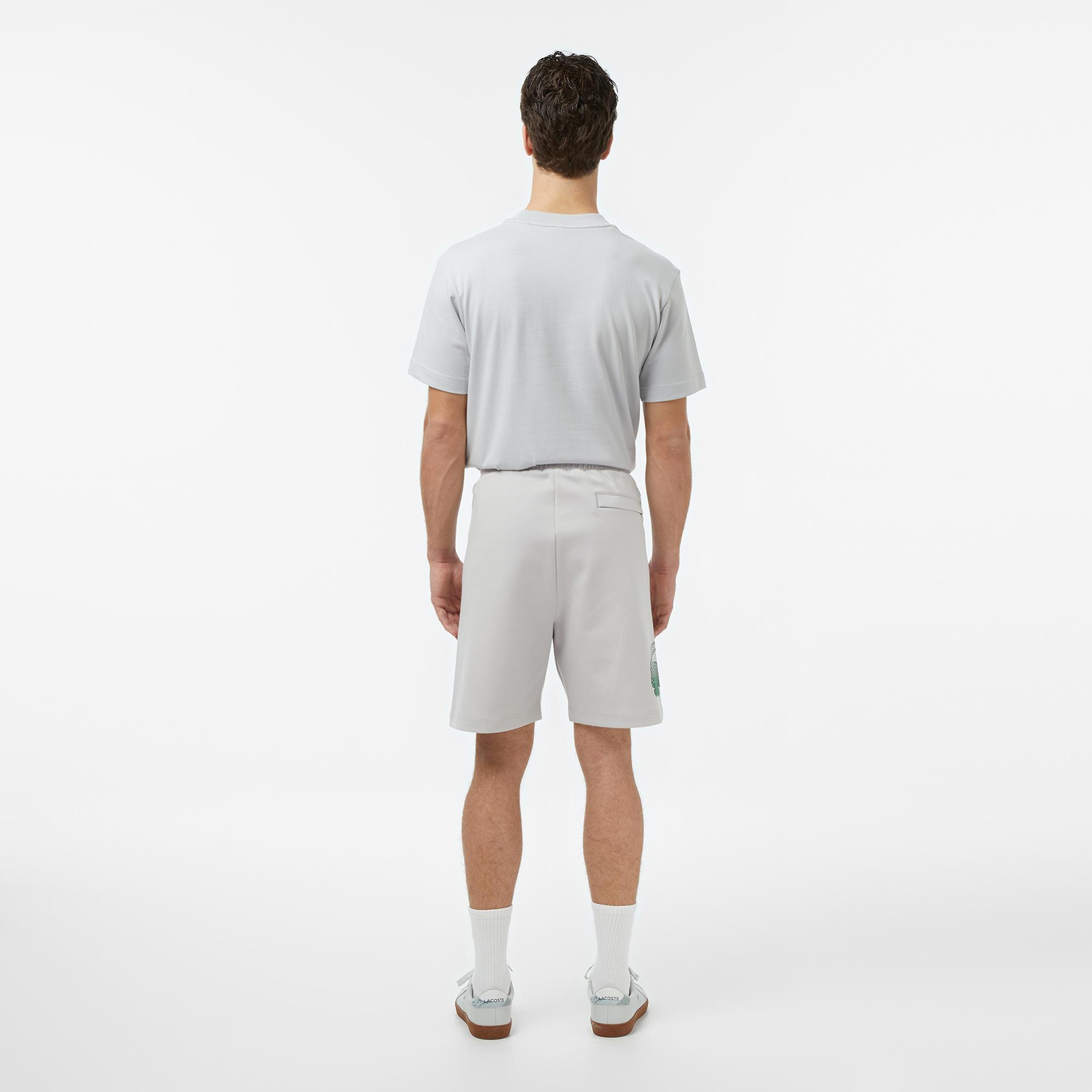 Lacoste House of SuperStep x Lacoste Erkek Gri Şort