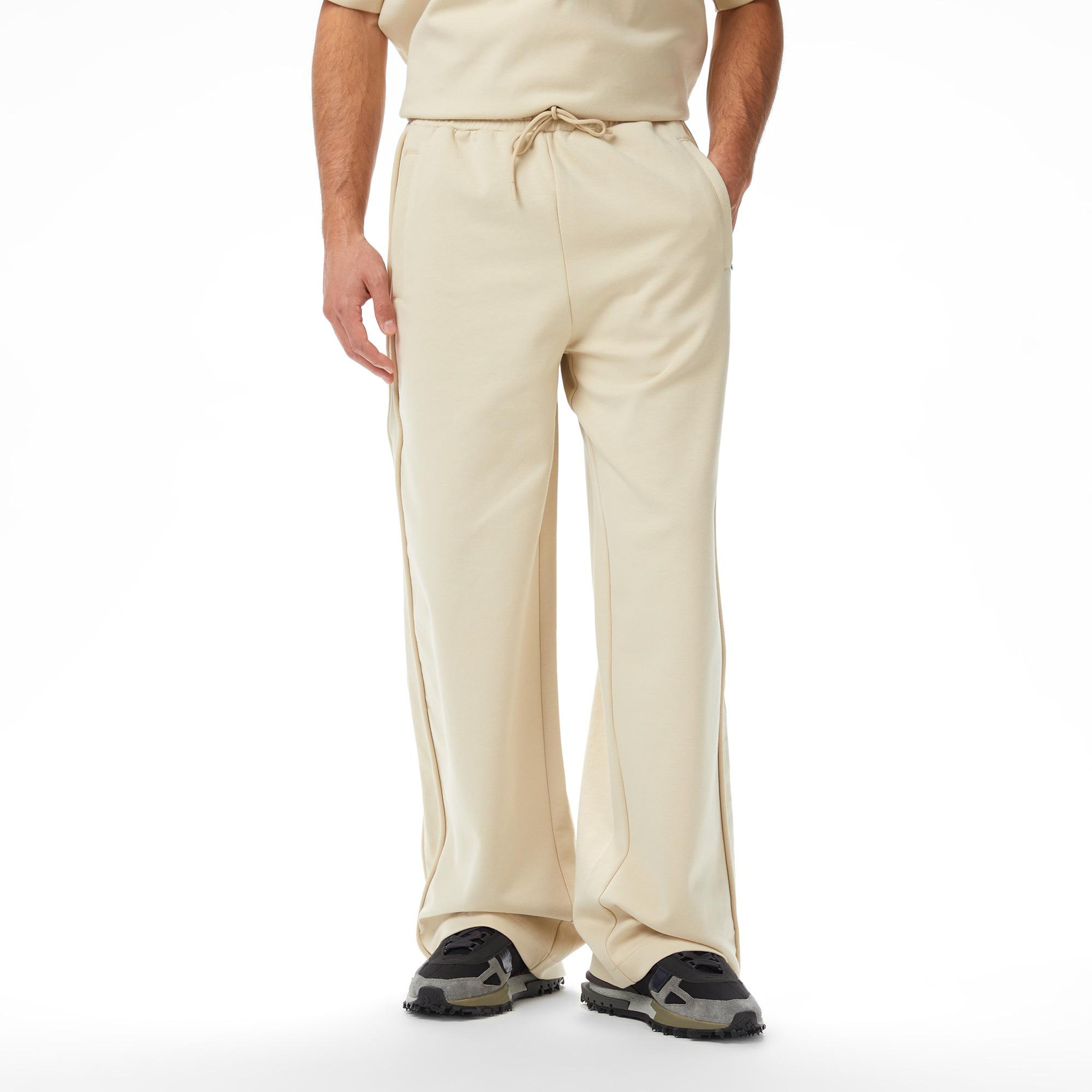 Lacoste x House of SuperStep Relaxed Fit Erkek Bej Eşofman Altı