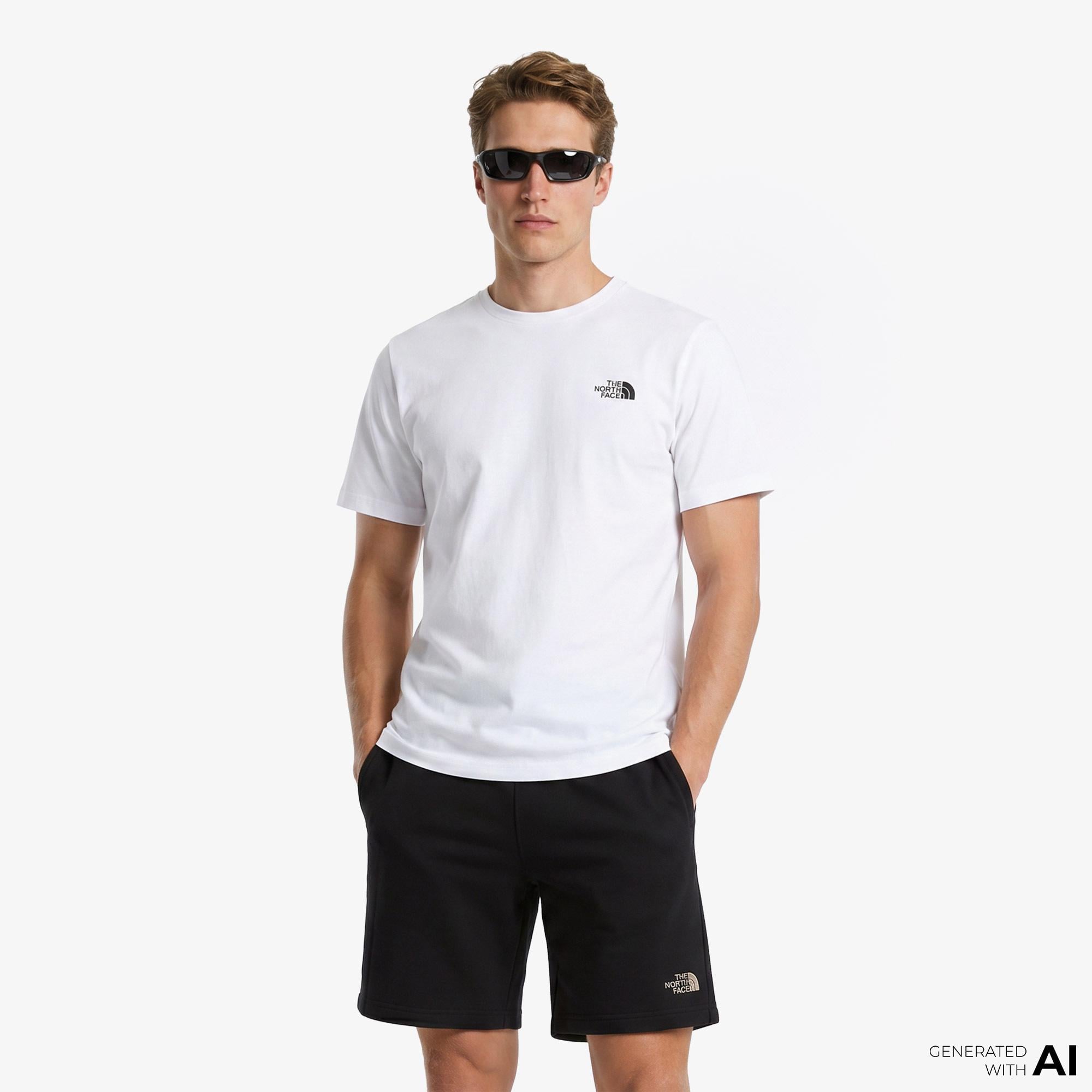 The North Face Blanca Regular Short Sleeve  Erkek Beyaz T-Shirt