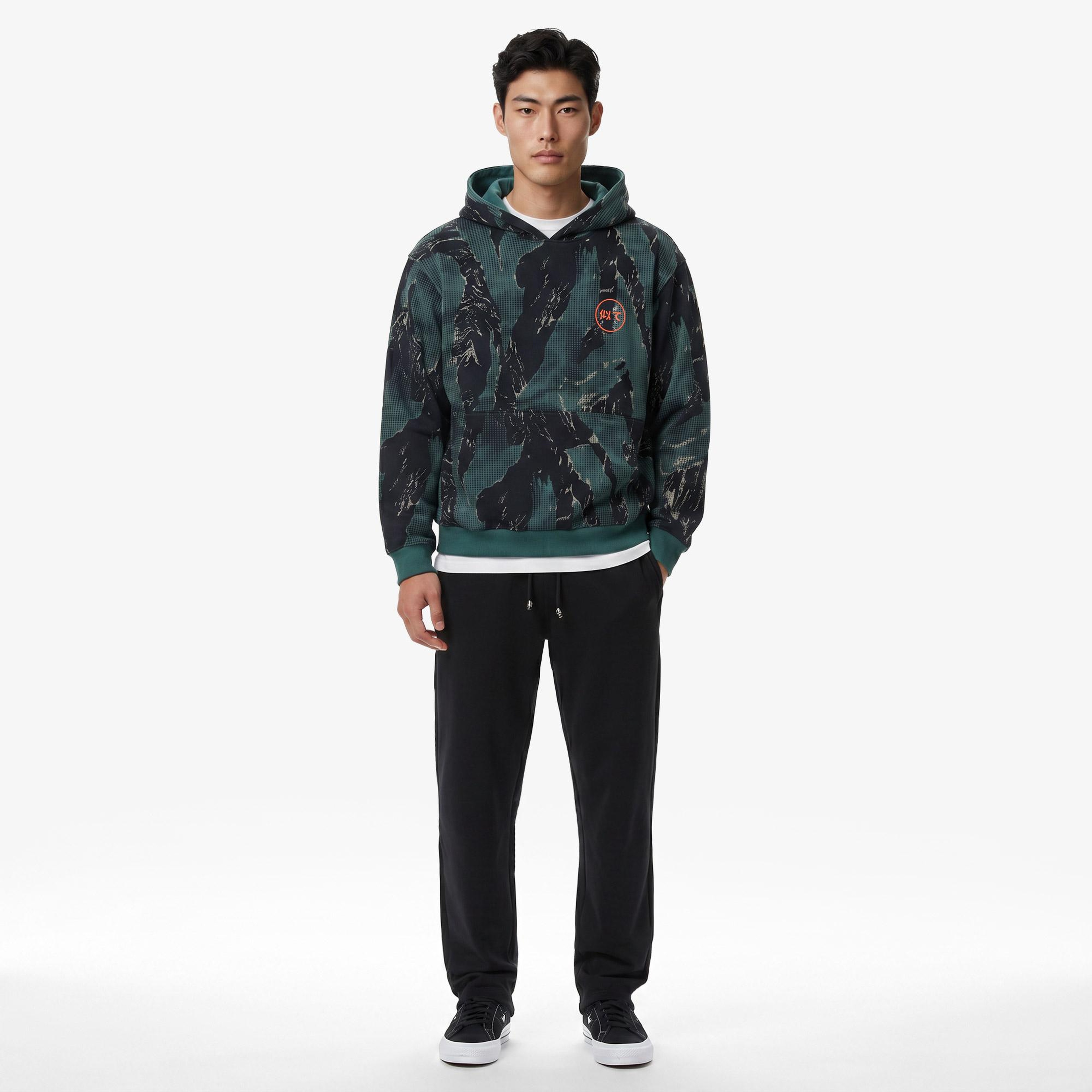 UNITED4 Essentials Erkek Yeşil Sweatshirt