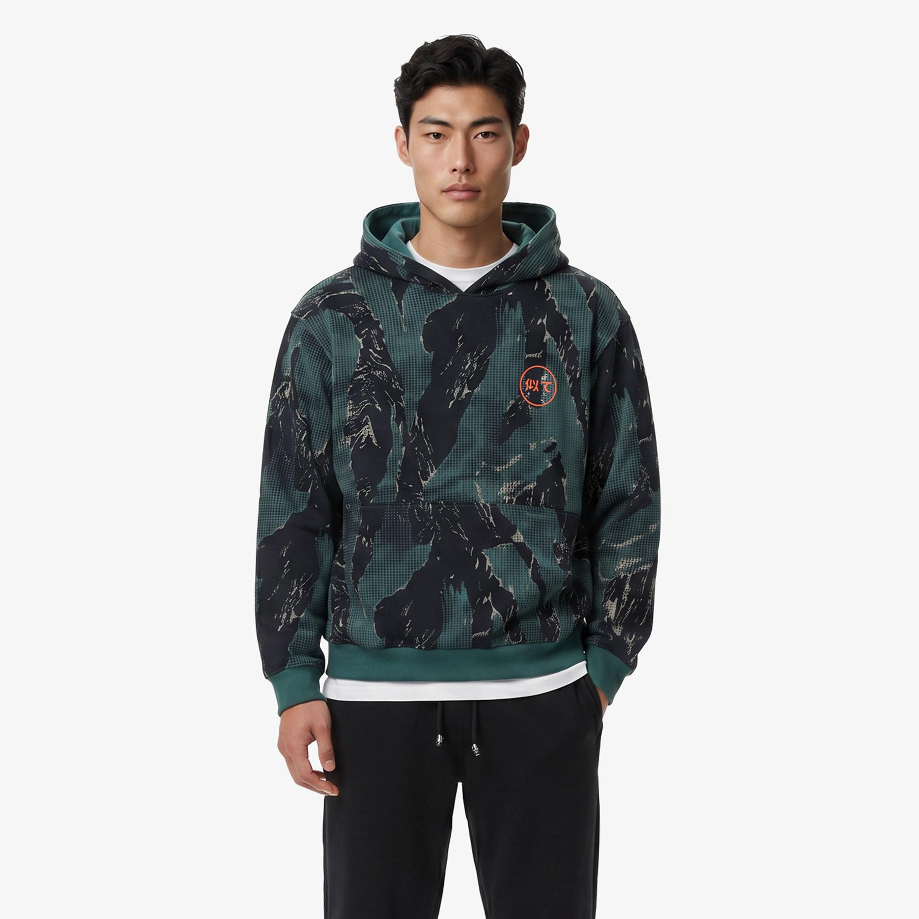 UNITED4 Essentials Erkek Yeşil Sweatshirt
