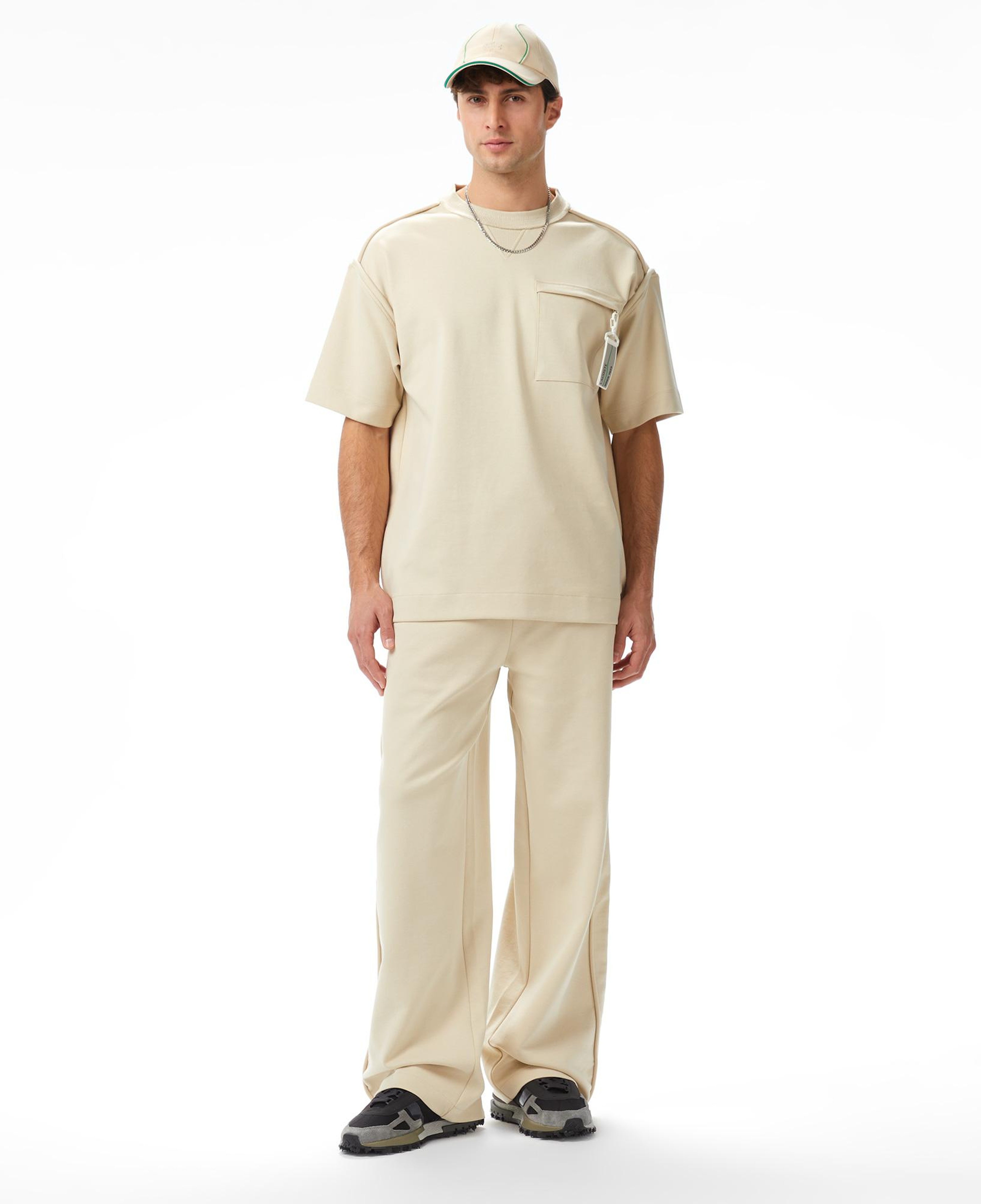 Lacoste x House of SuperStep Relaxed Fit Erkek Bej Eşofman Altı