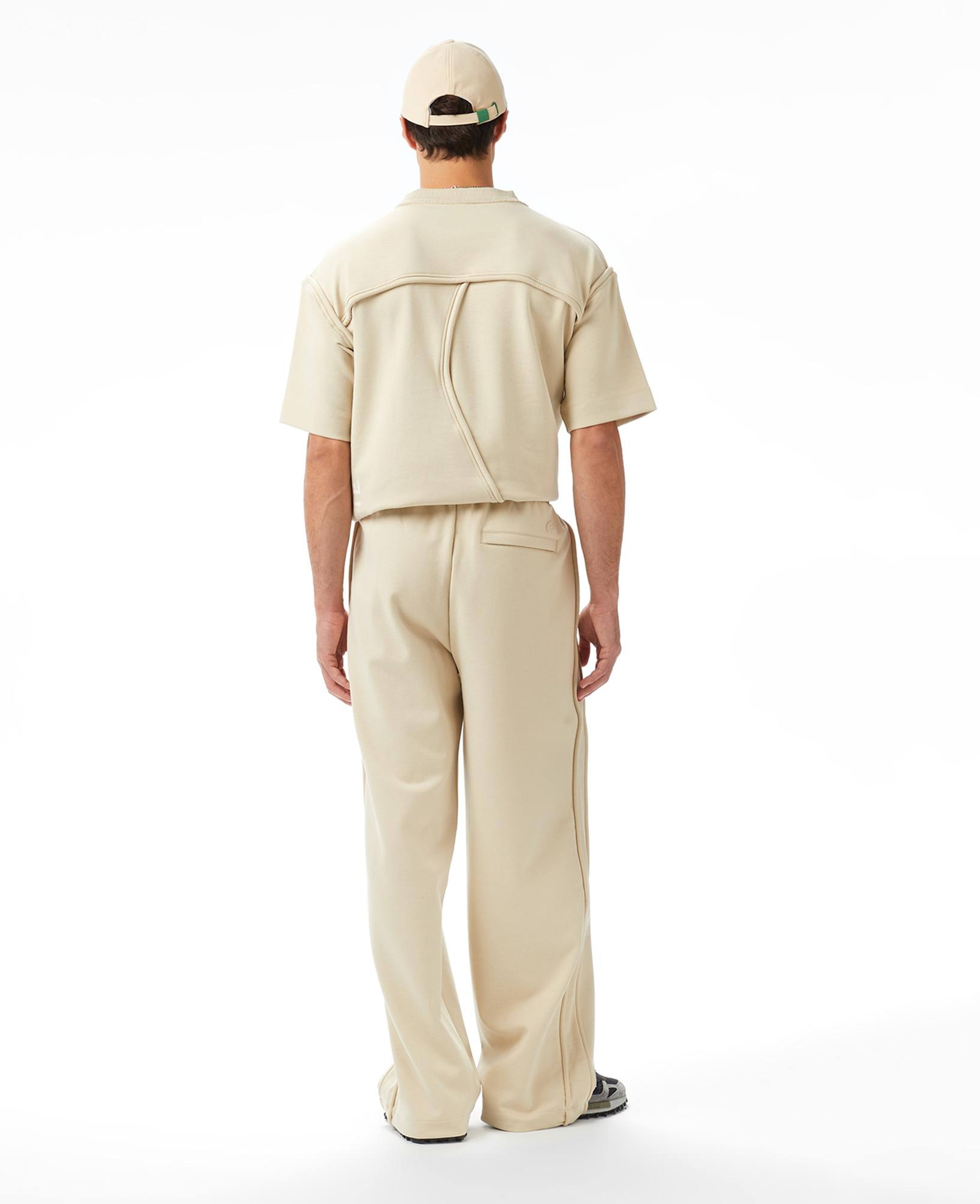 Lacoste x House of SuperStep Relaxed Fit Erkek Bej Eşofman Altı