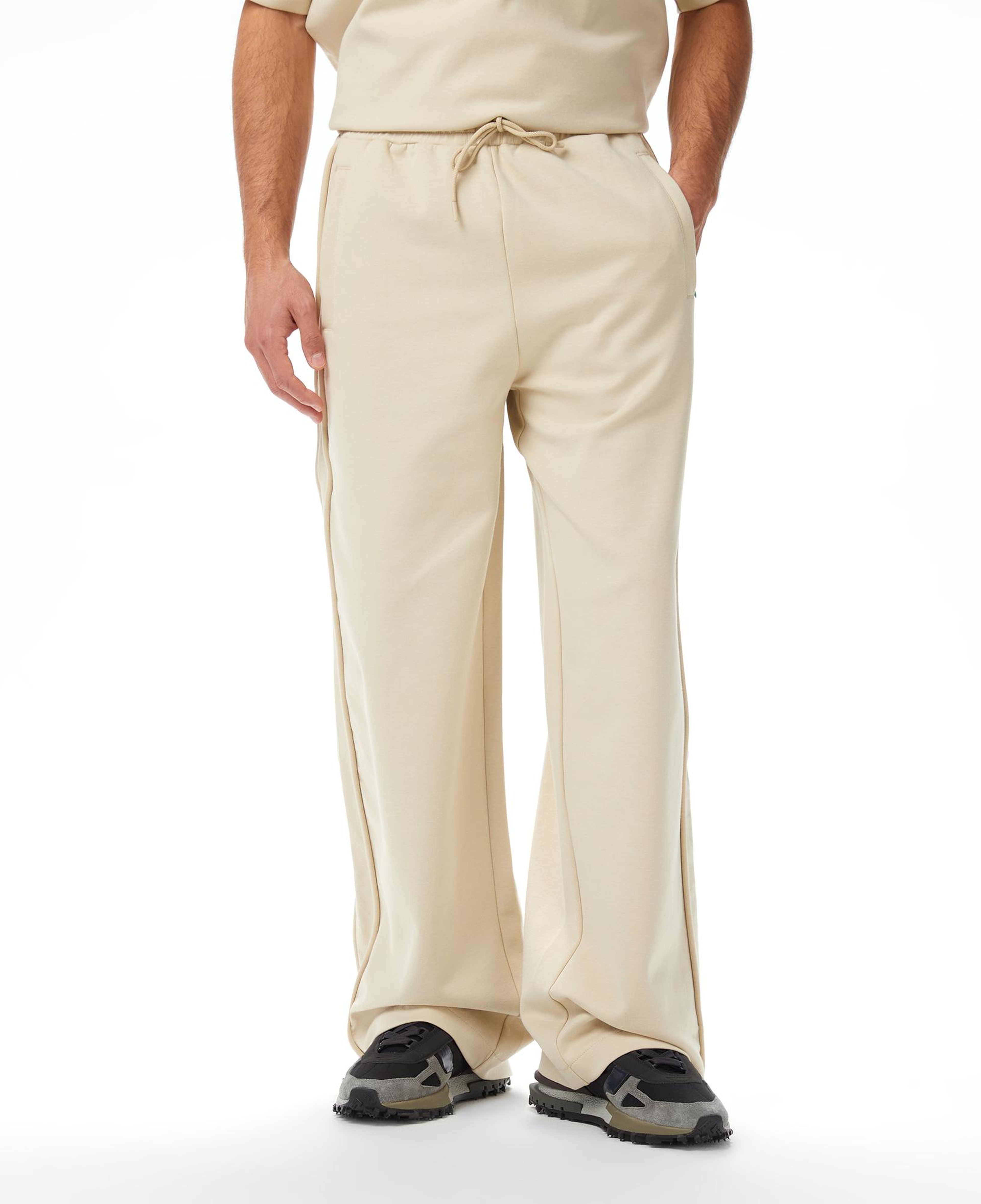 Lacoste x House of SuperStep Relaxed Fit Erkek Bej Eşofman Altı