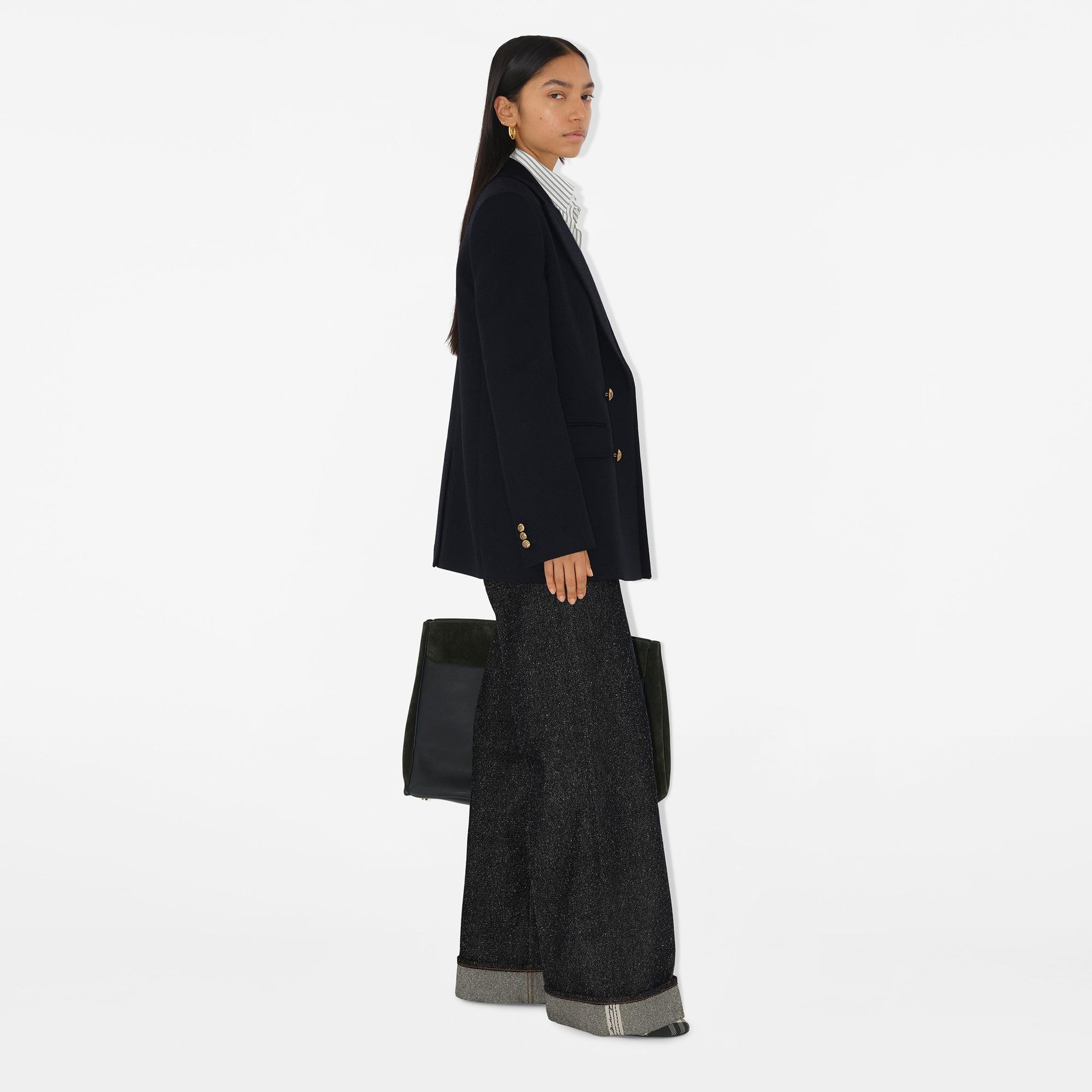 Burberry Wool Tailored Kadın Lacivert Ceket