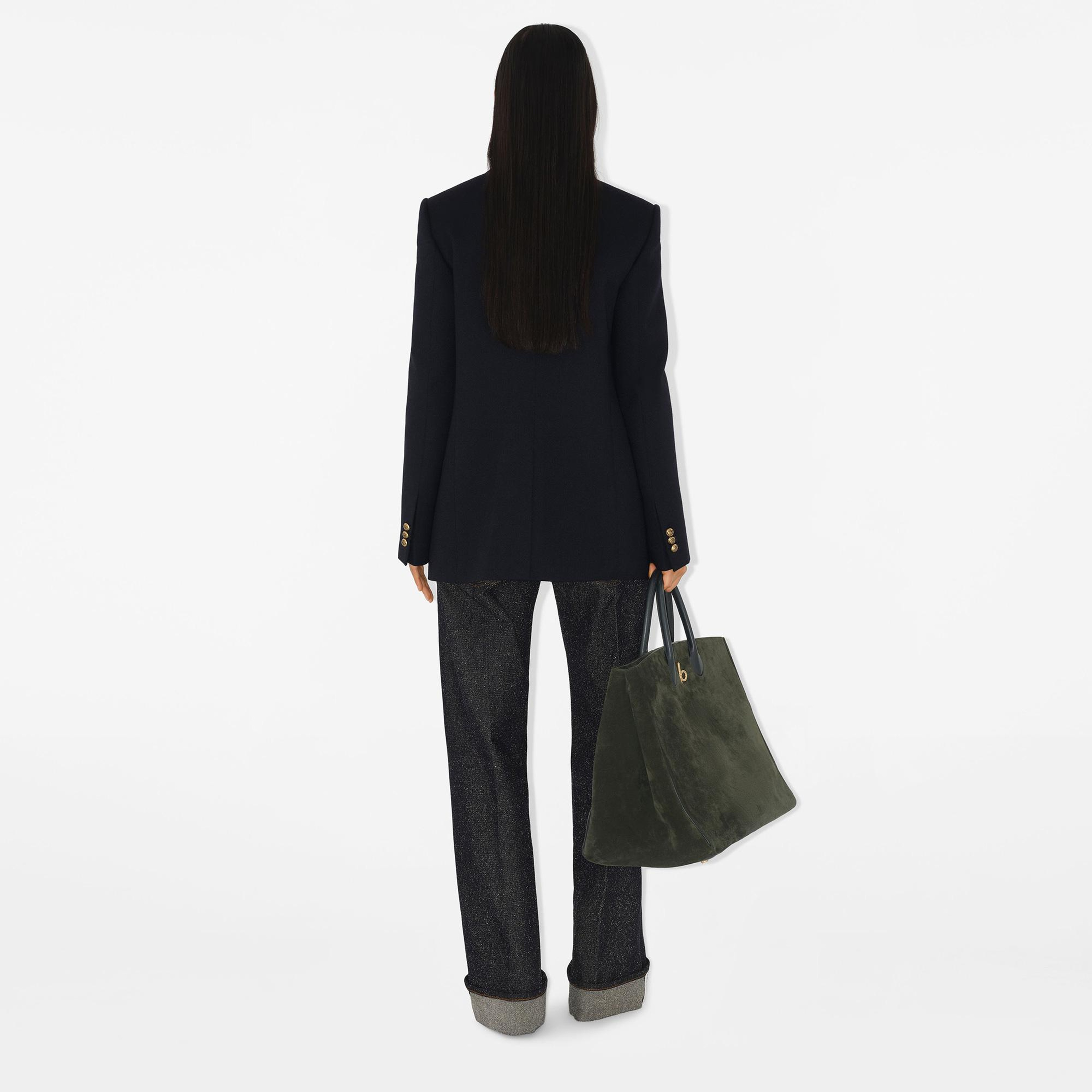 Burberry Wool Tailored Kadın Lacivert Ceket