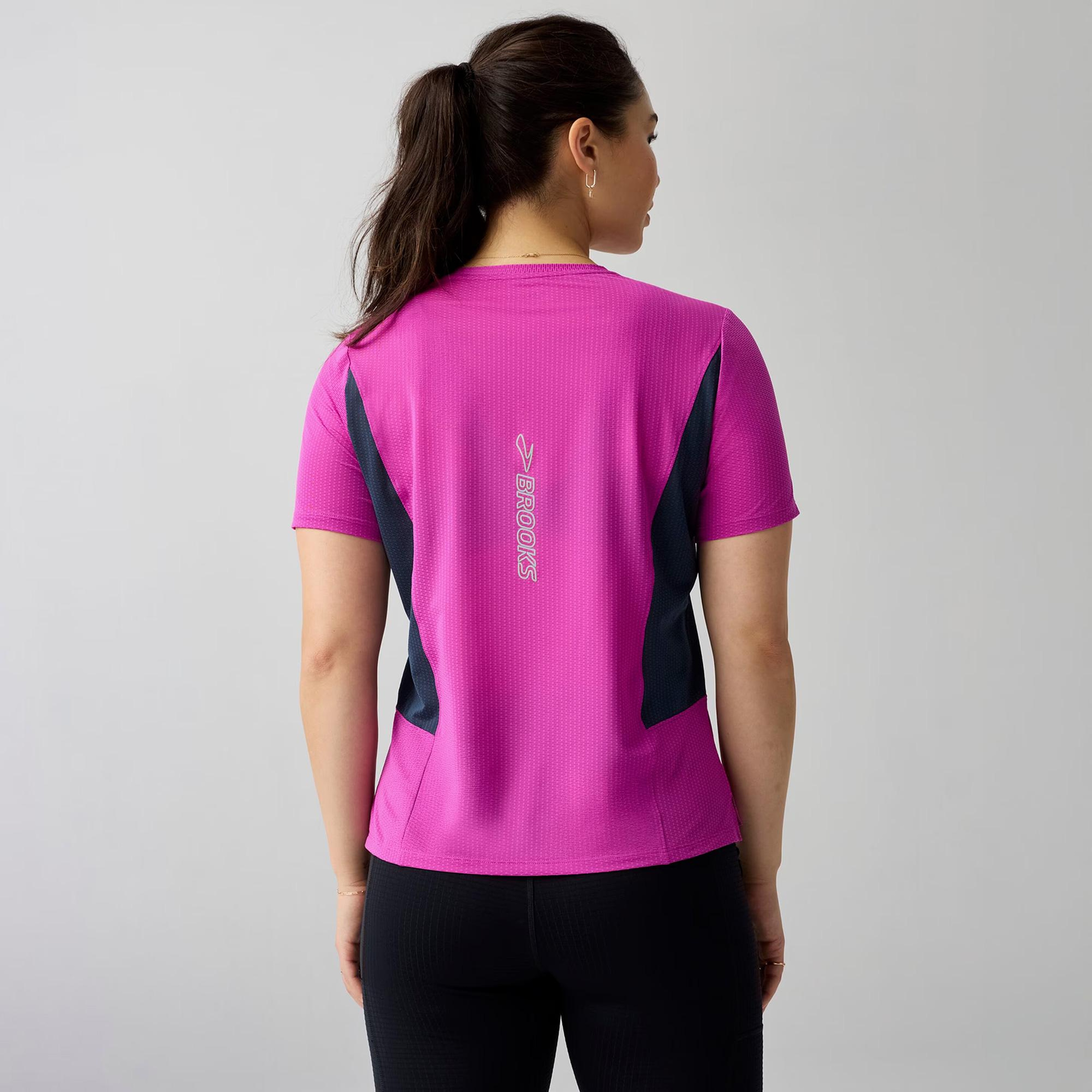 Brooks High Point Sleeve 2.0 Kadın Pembe T-Shirt