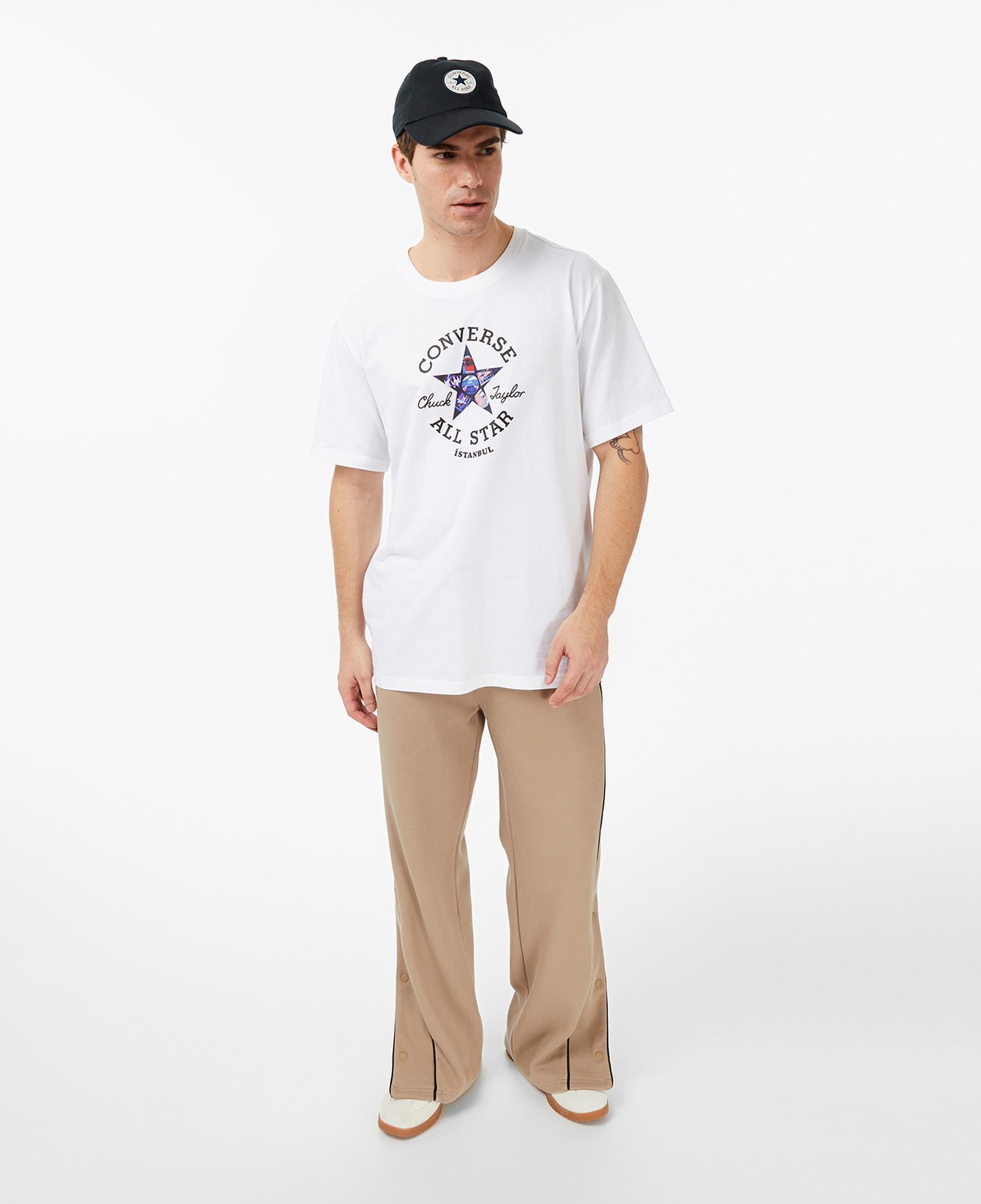Converse Classic Unisex Beyaz T-Shirt