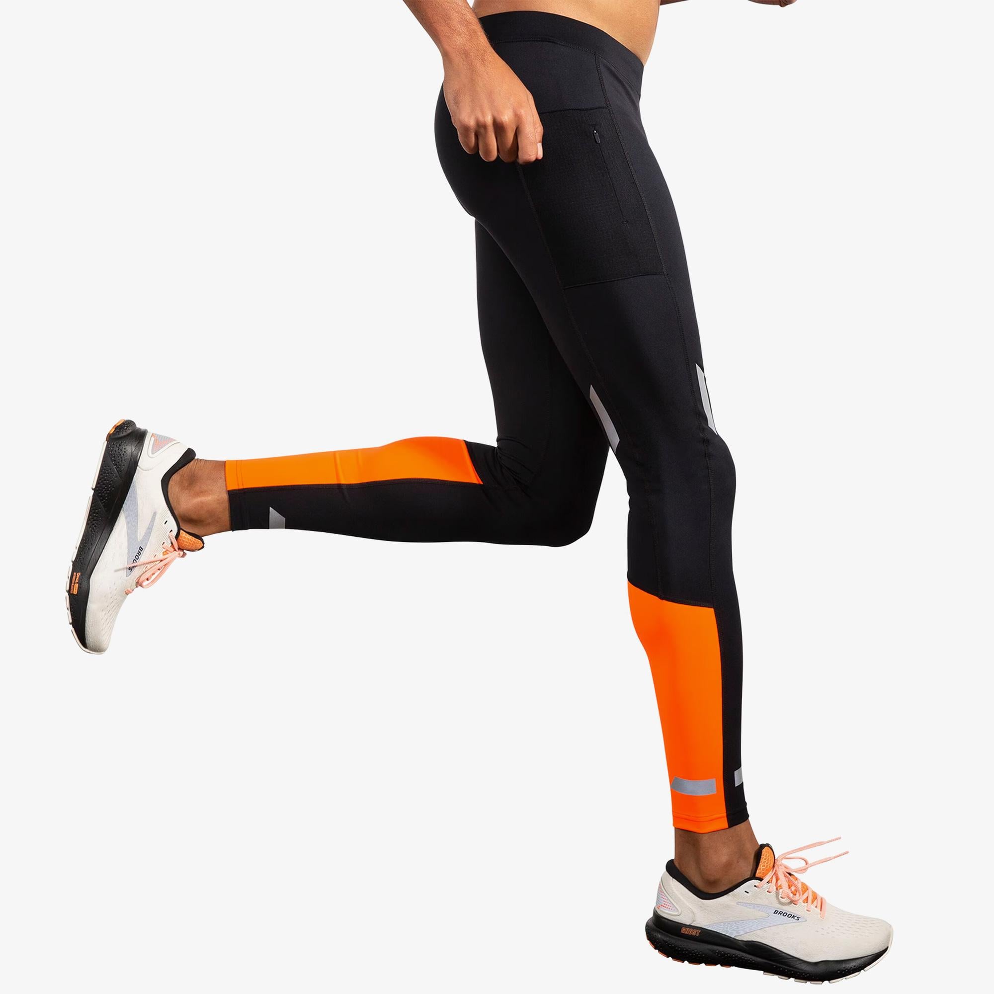 Brooks Run Visible 2.0 Erkek Siyah Tayt