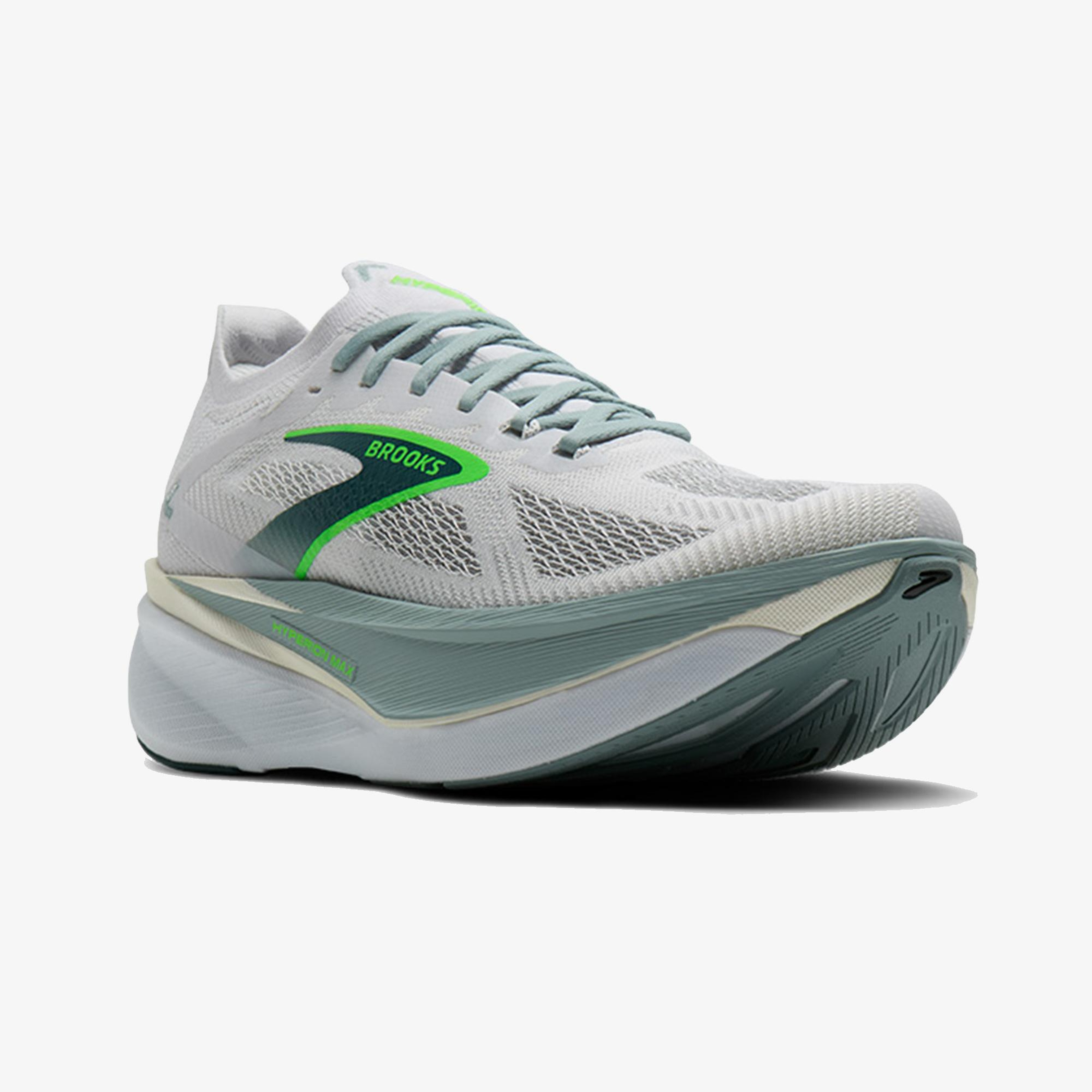 Brooks Hyperion Max 3 Erkek Gri Koşu Ayakkabısı