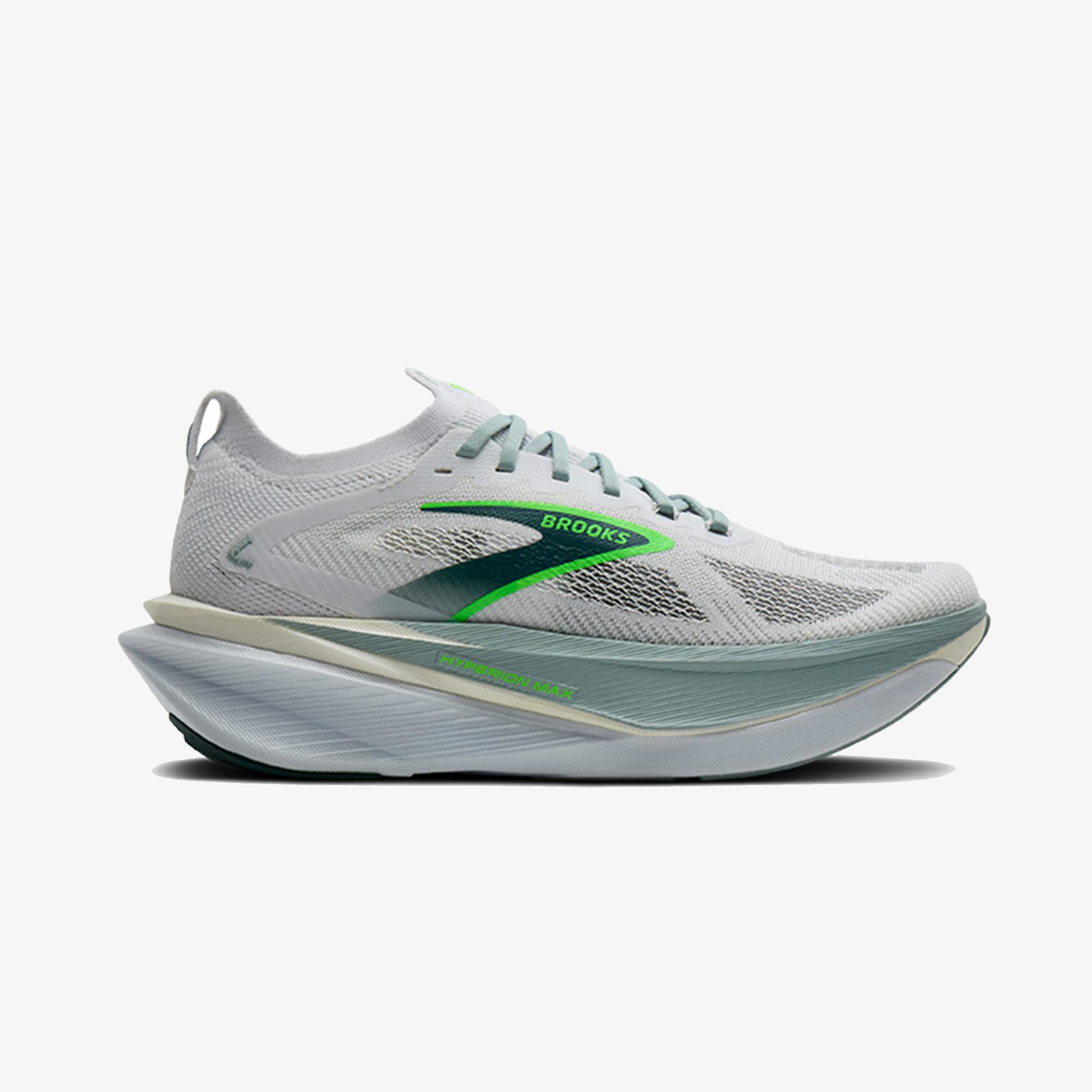 Brooks Hyperion Max 3 Erkek Gri Koşu Ayakkabısı