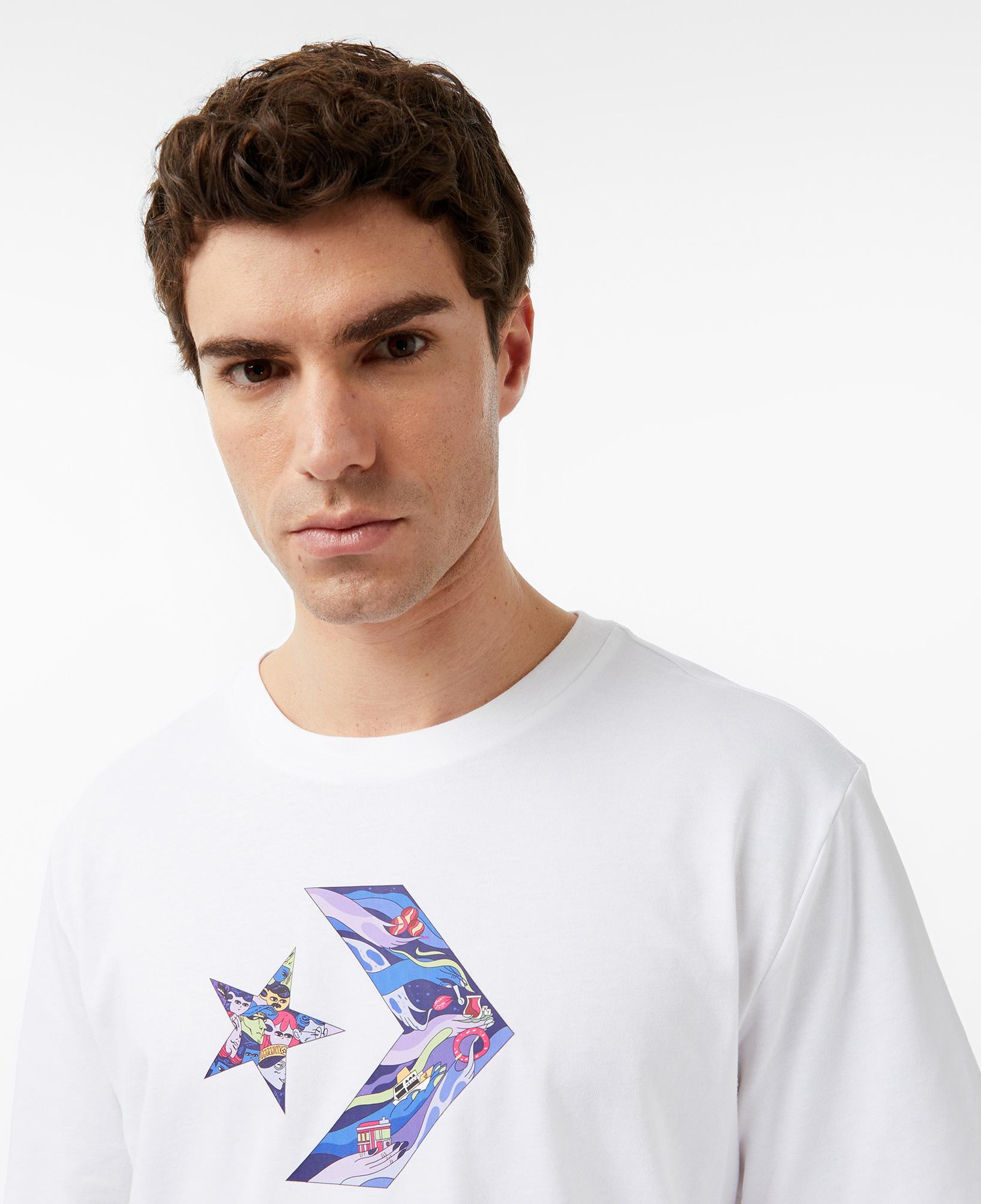 Converse Classic Unisex Beyaz T-Shirt