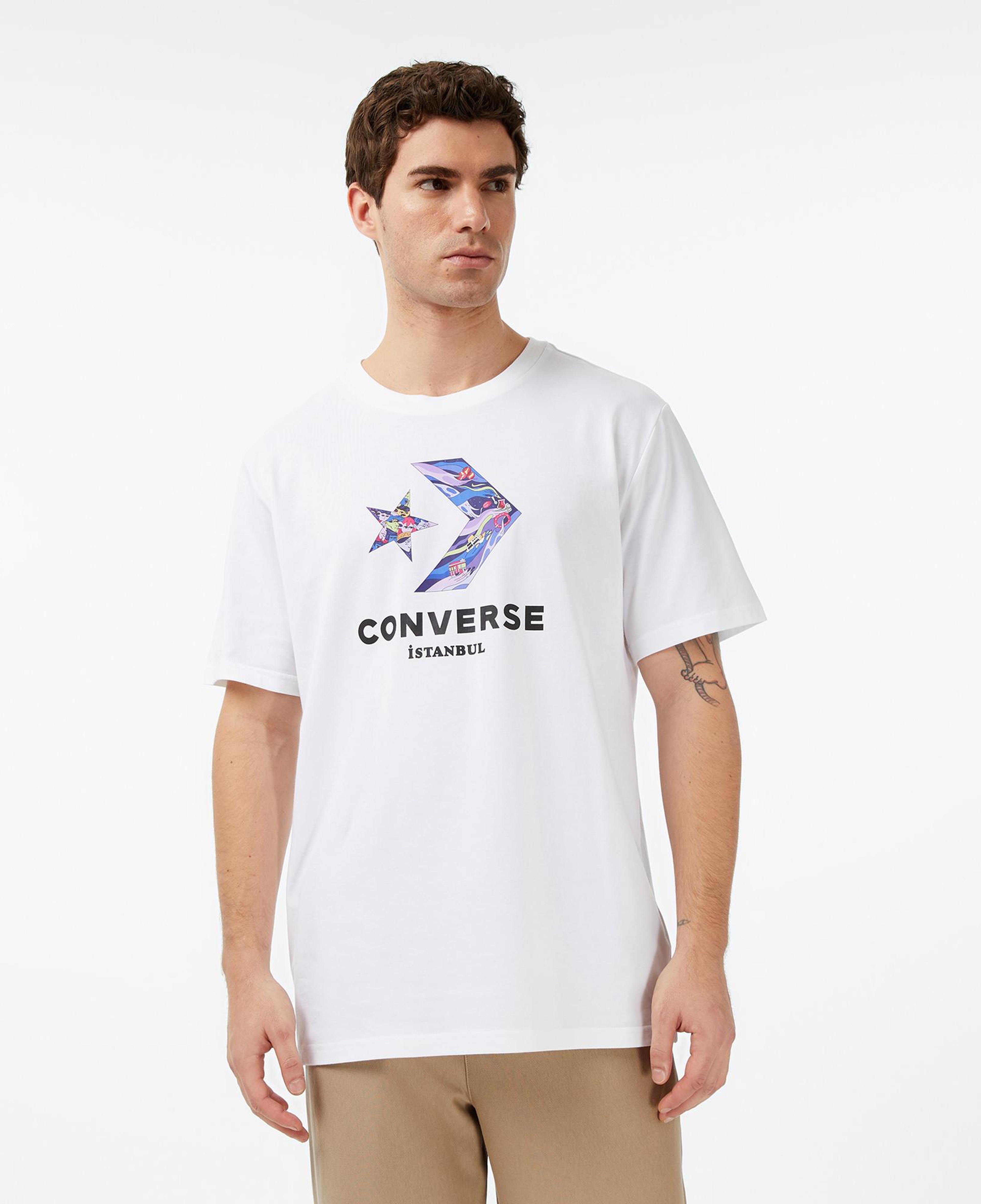 Converse Classic Unisex Beyaz T-Shirt