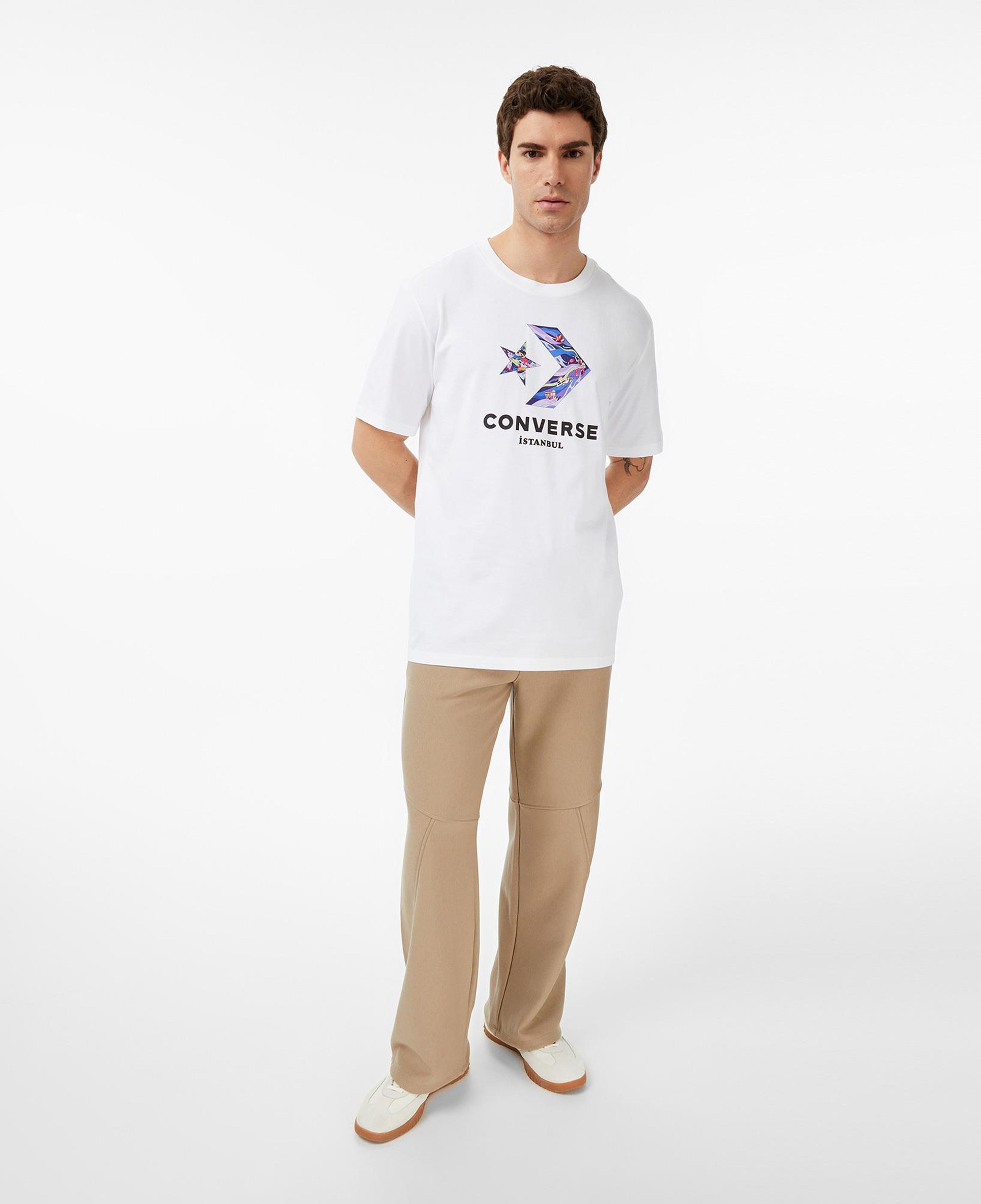 Converse Classic Unisex Beyaz T-Shirt