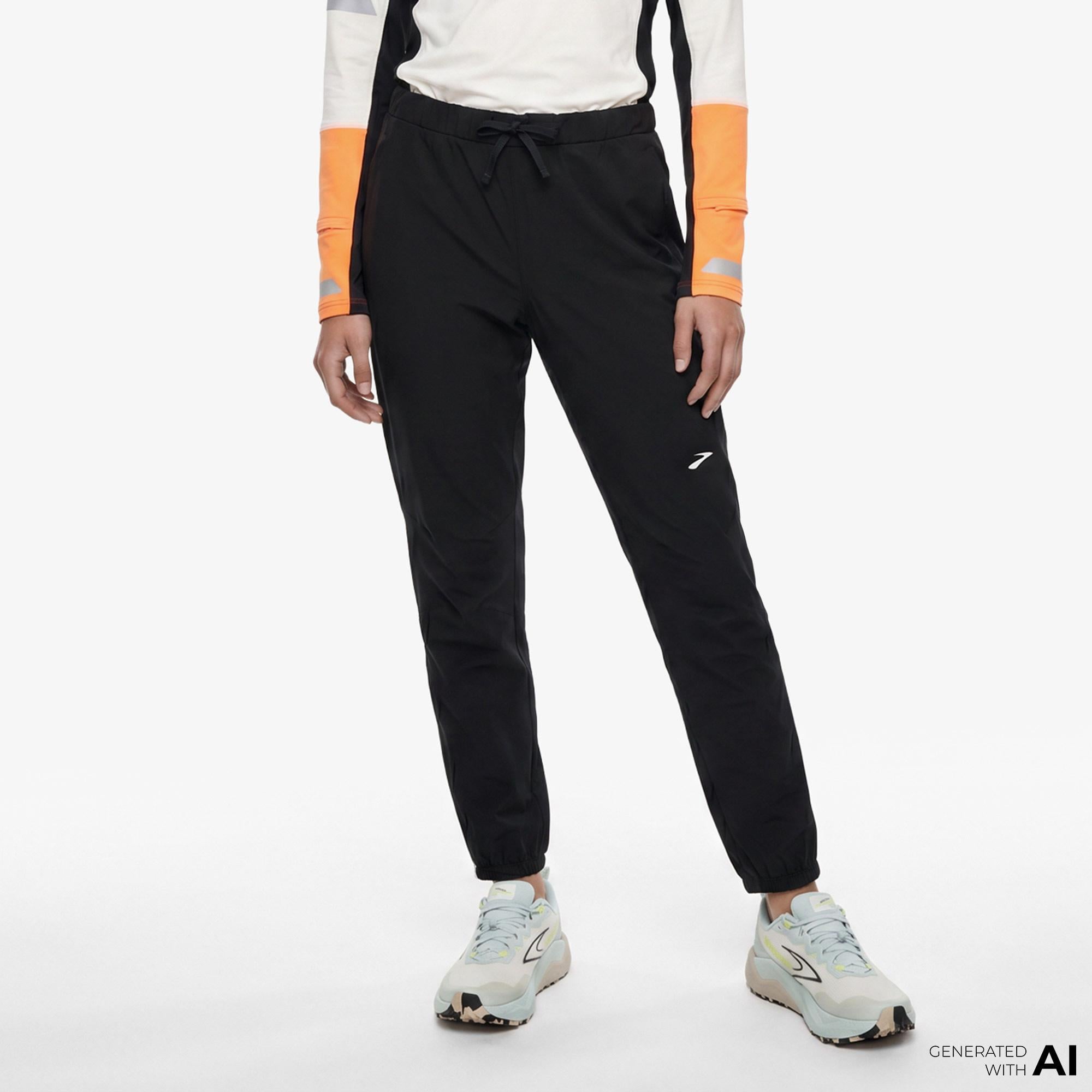 Brooks High Point Waterproof Pant Kadın Siyah Pantolon