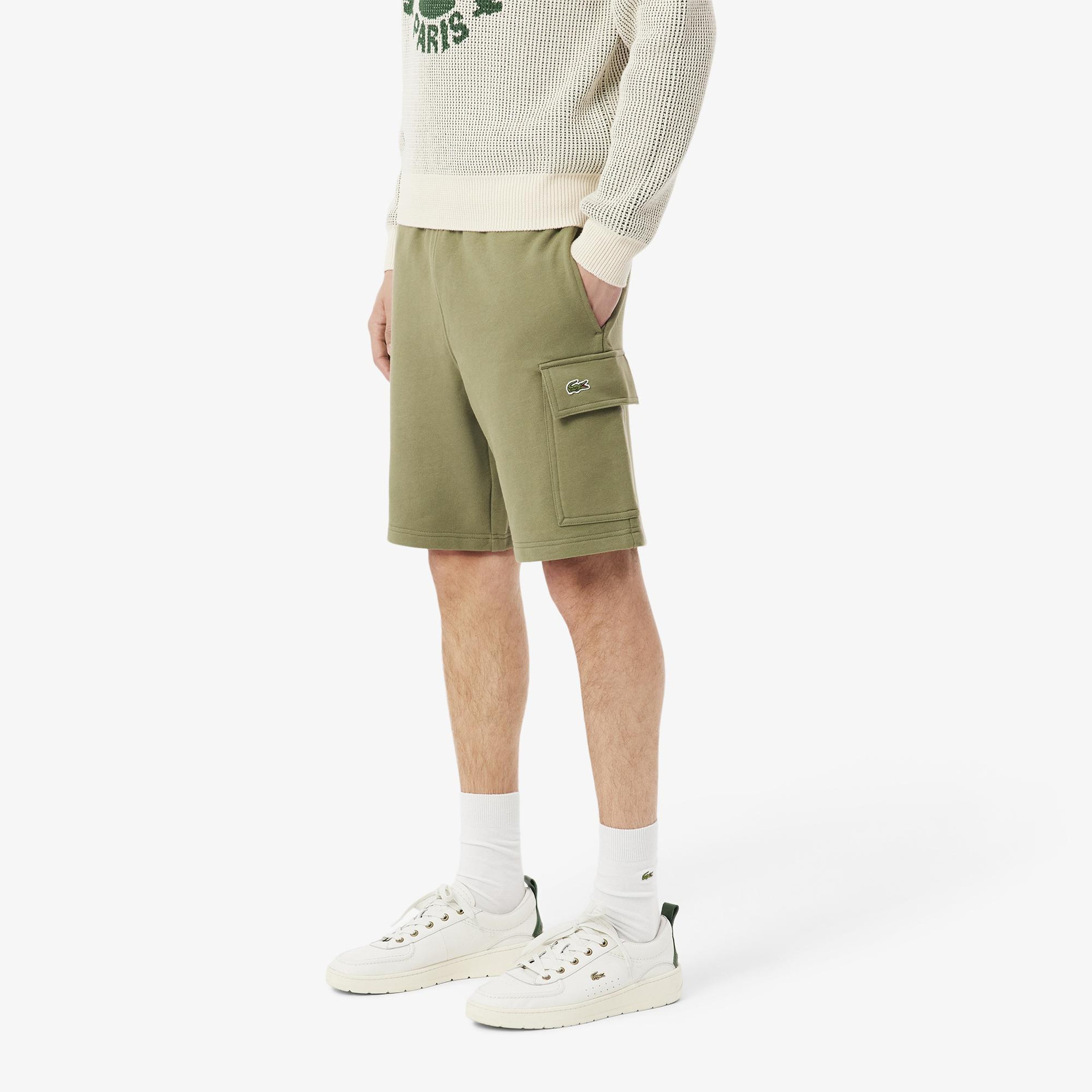 Erkek Regular Fit Haki Şort