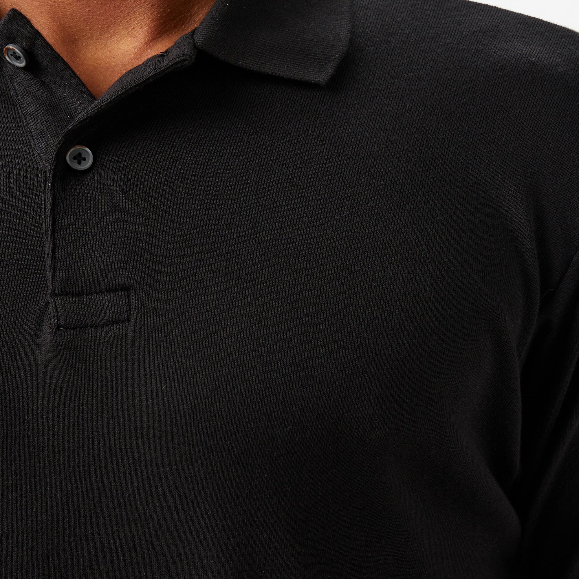 Nautica Erkek Siyah Classic Fit Modal Karışımlı Polo
