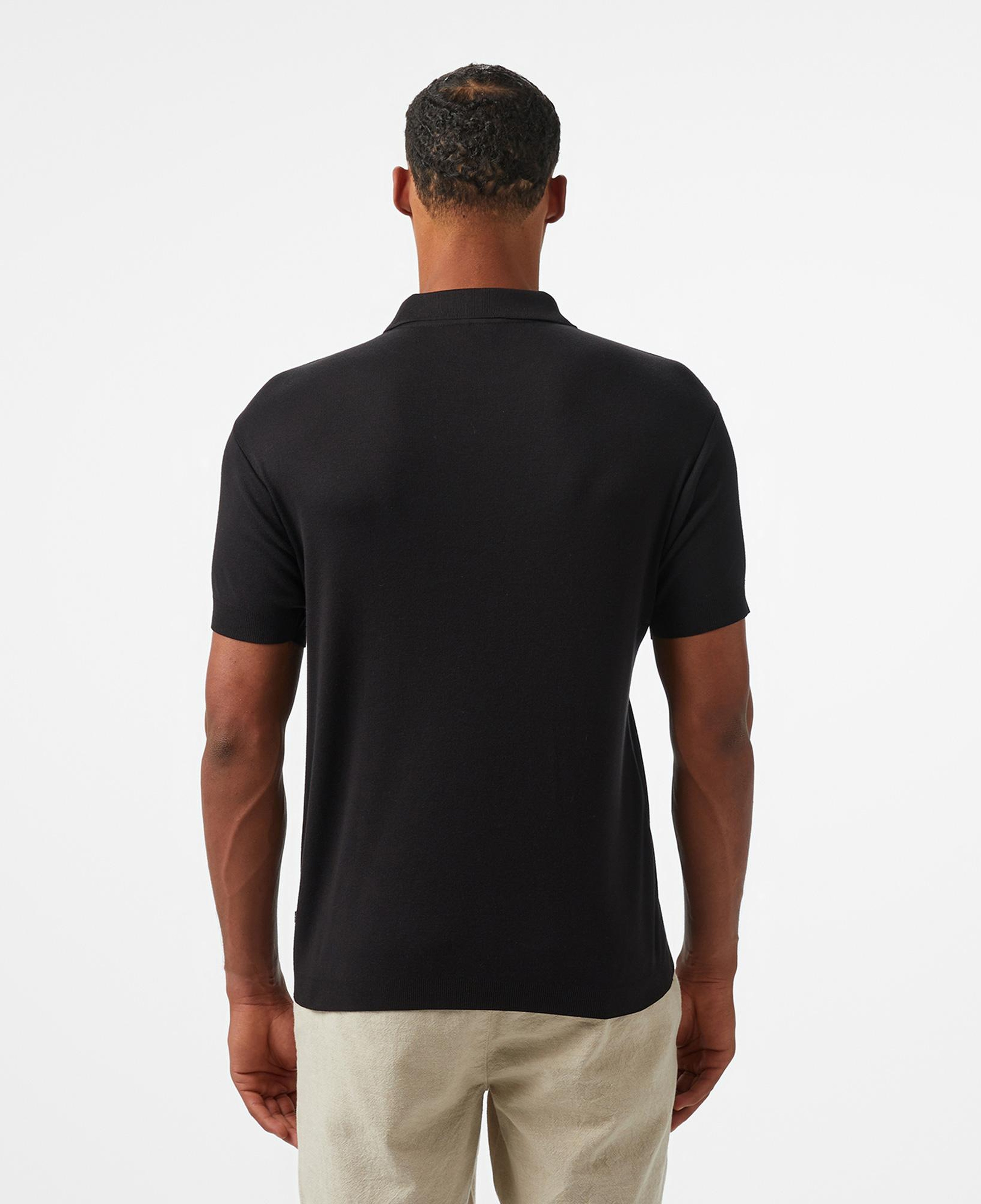 Nautica Erkek Siyah Classic Fit Modal Karışımlı Polo