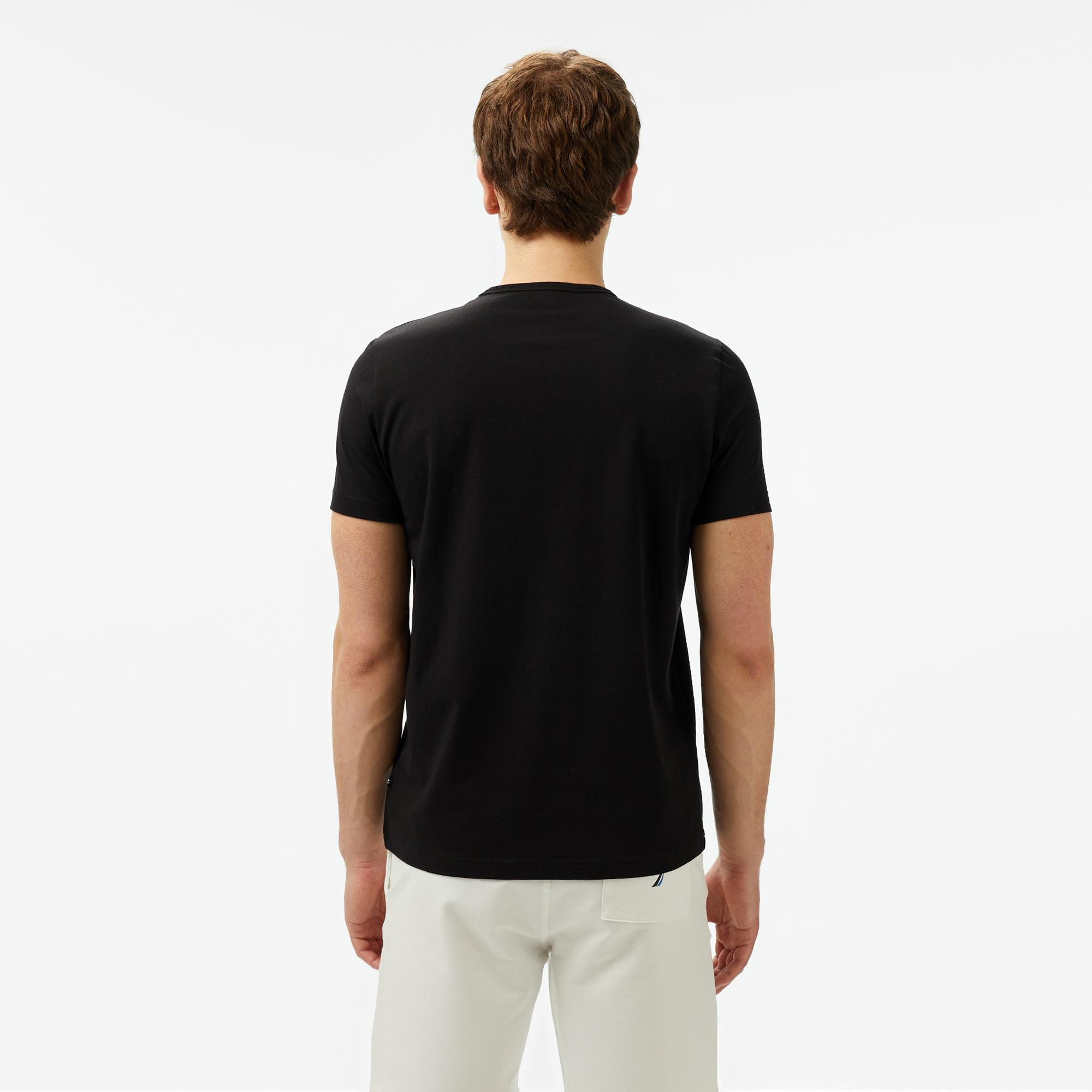 Nautica Erkek Siyah Regular Fit T-Shirt