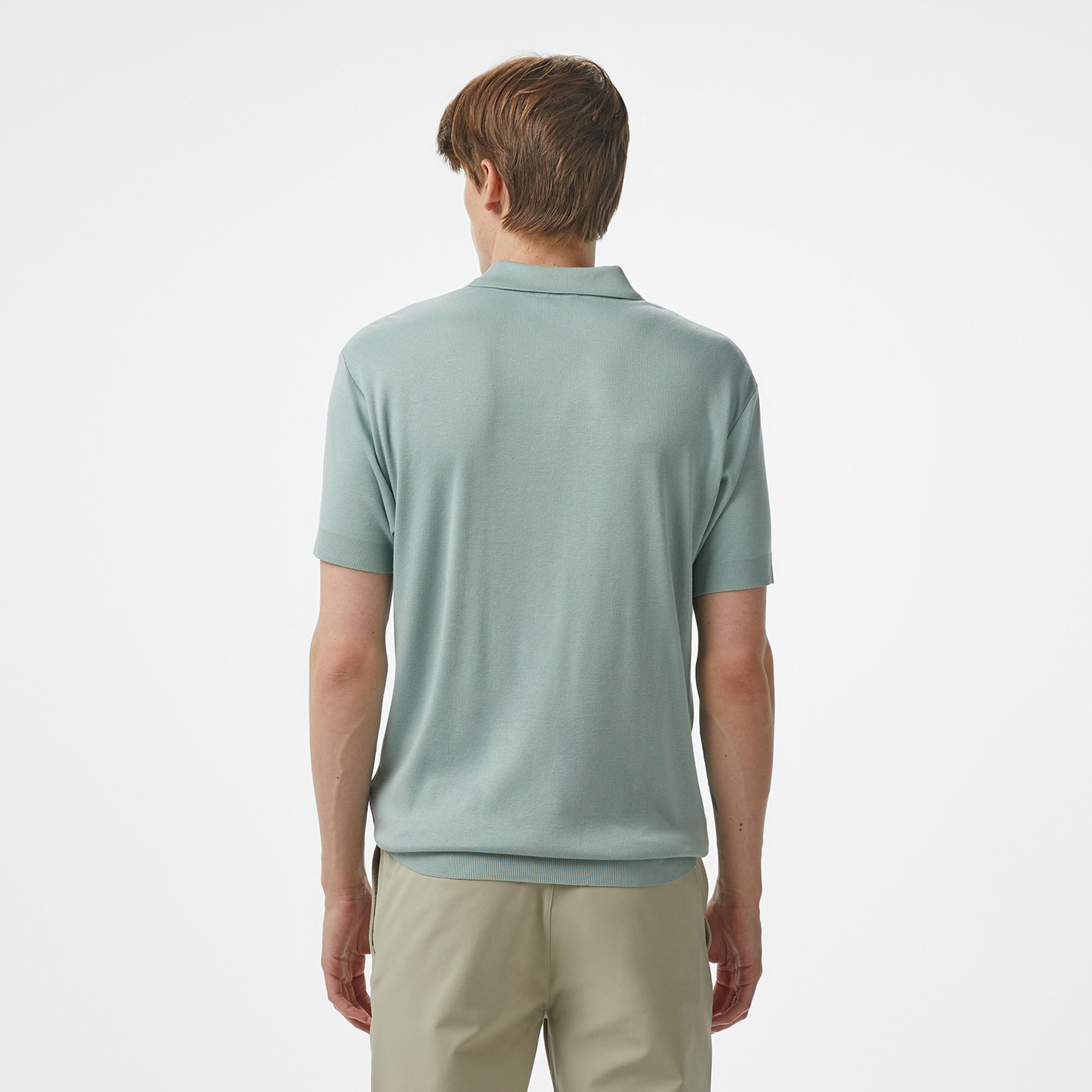 Nautica Erkek Yeşil Classic Fit Modal Karışımlı Polo