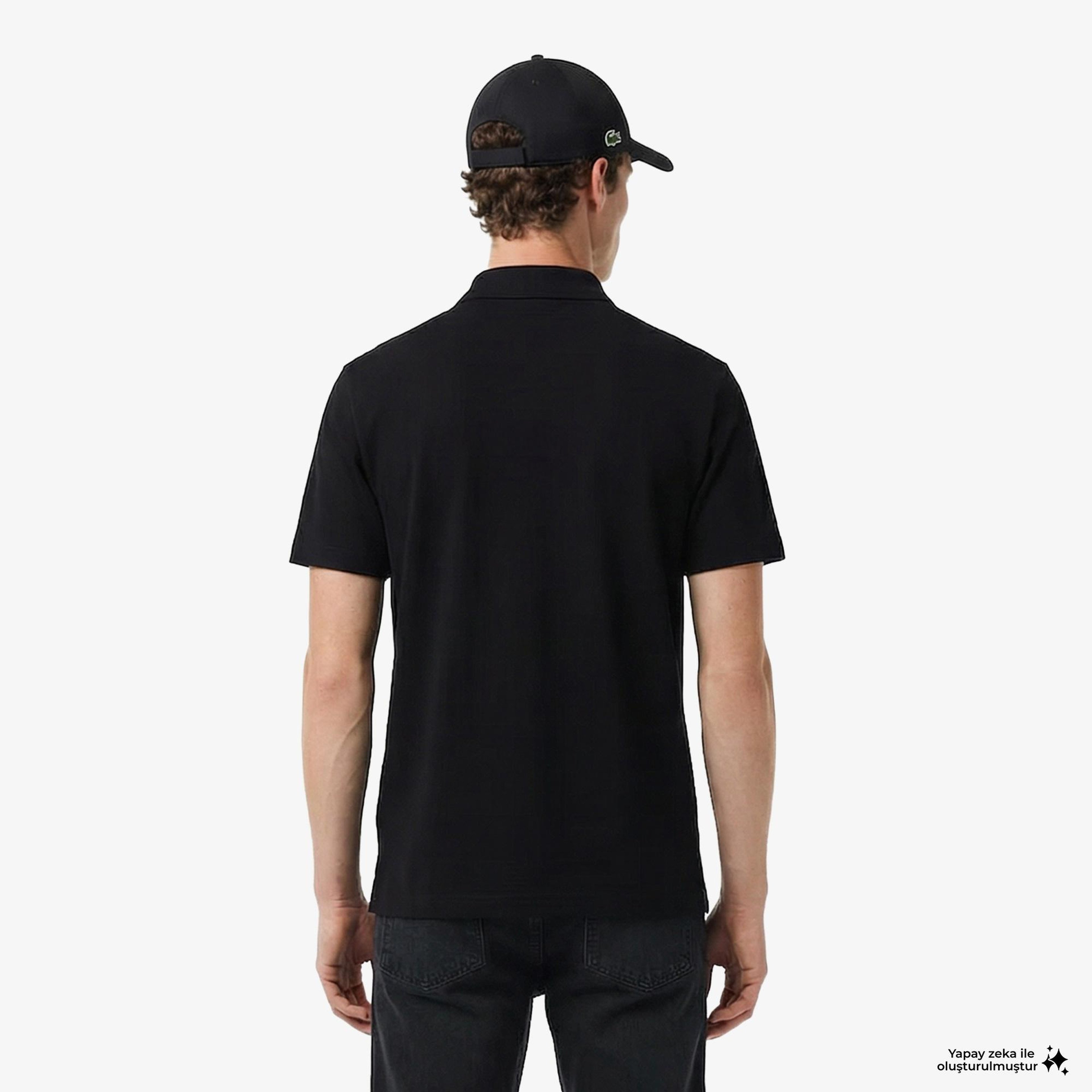 Lacoste Erkek Siyah Polo