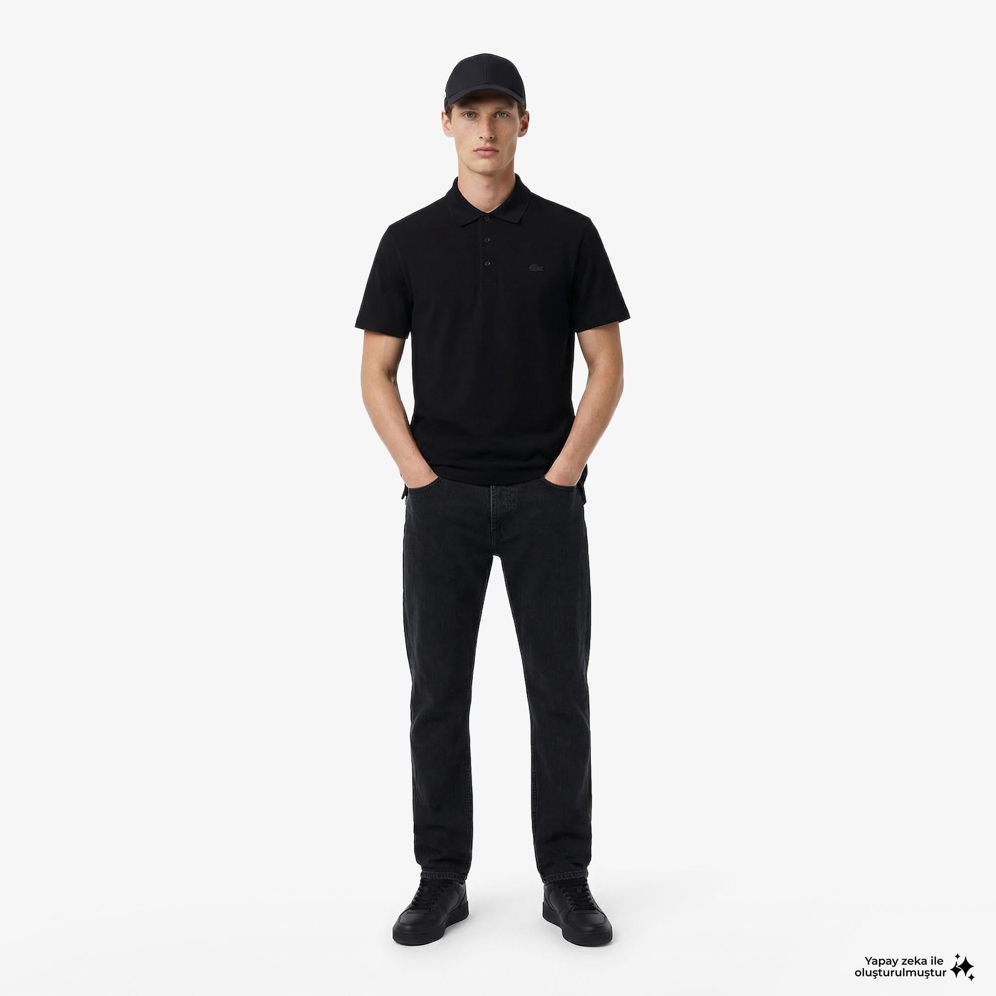 Lacoste Erkek Siyah Polo