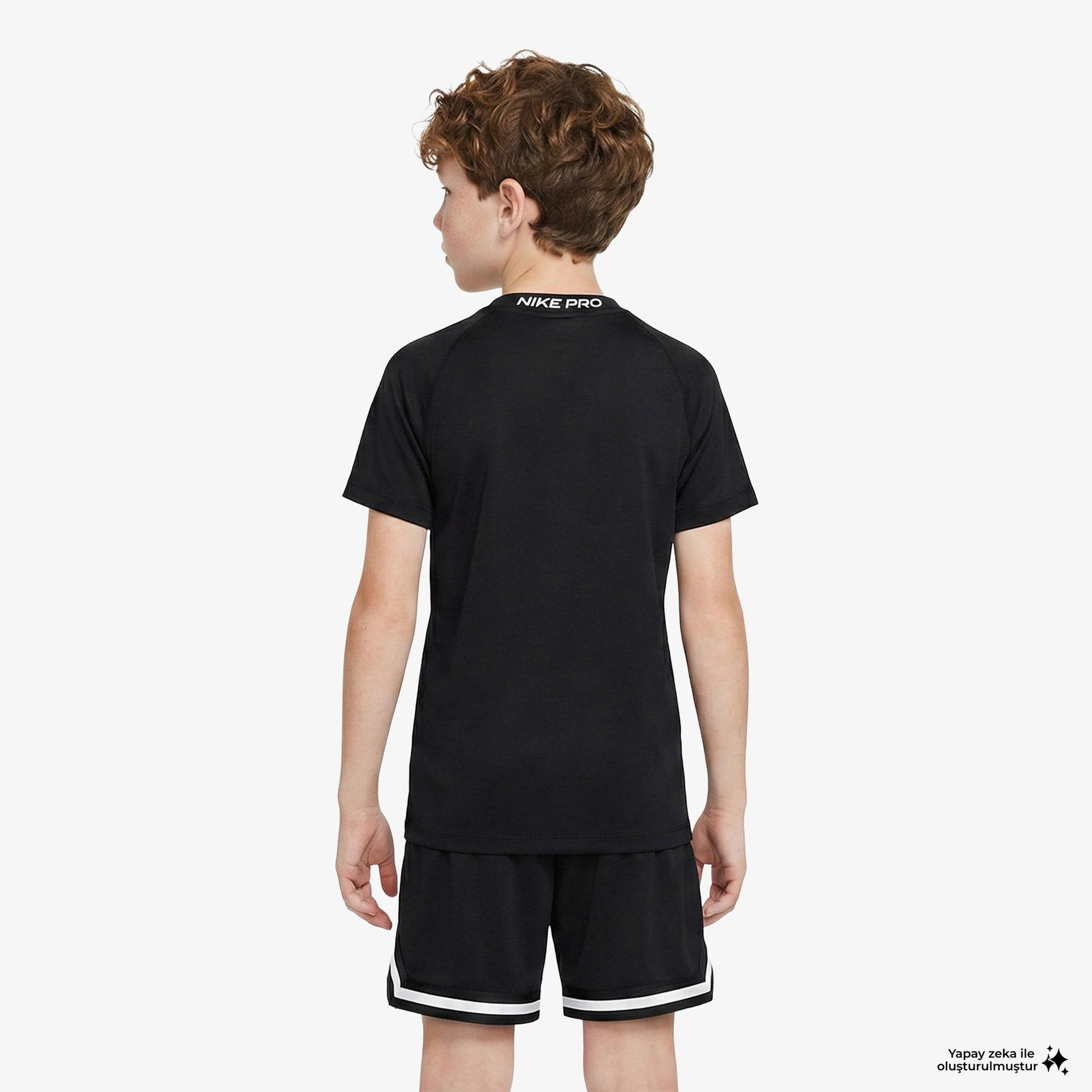 Nike Pro Dri-Fit Çocuk Siyah T-Shirt