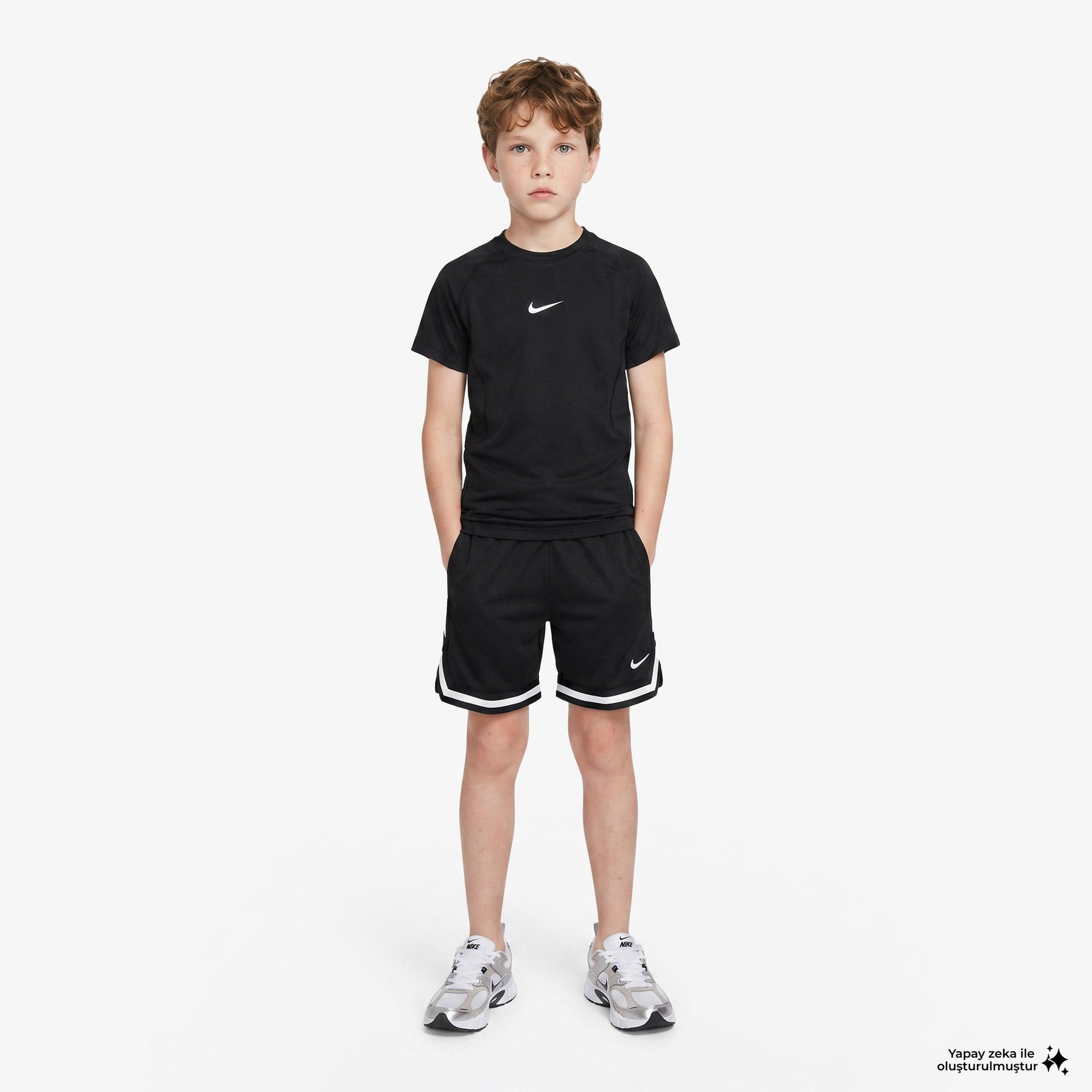 Nike Pro Dri-Fit Çocuk Siyah T-Shirt
