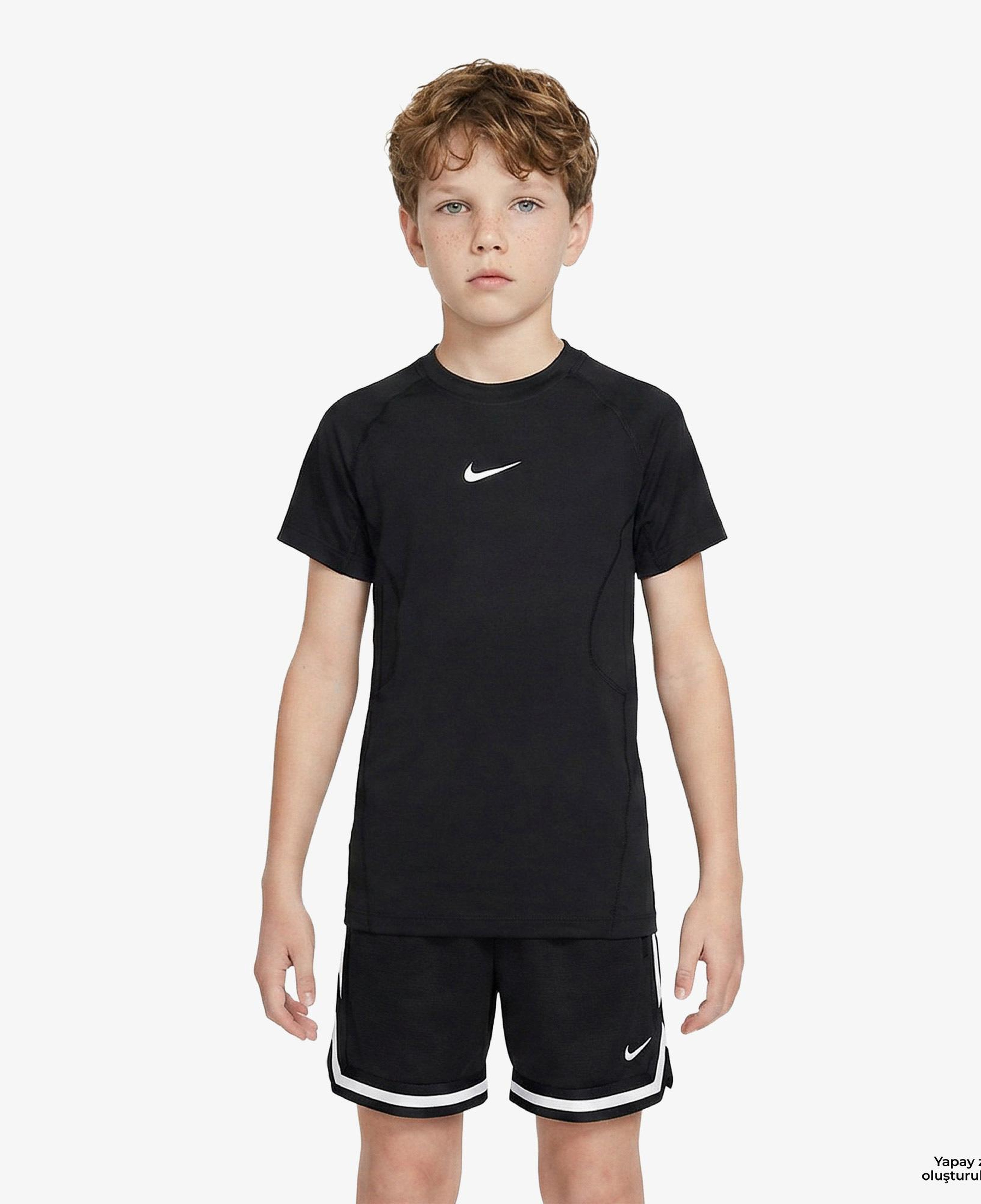 Nike Pro Dri-Fit Çocuk Siyah T-Shirt