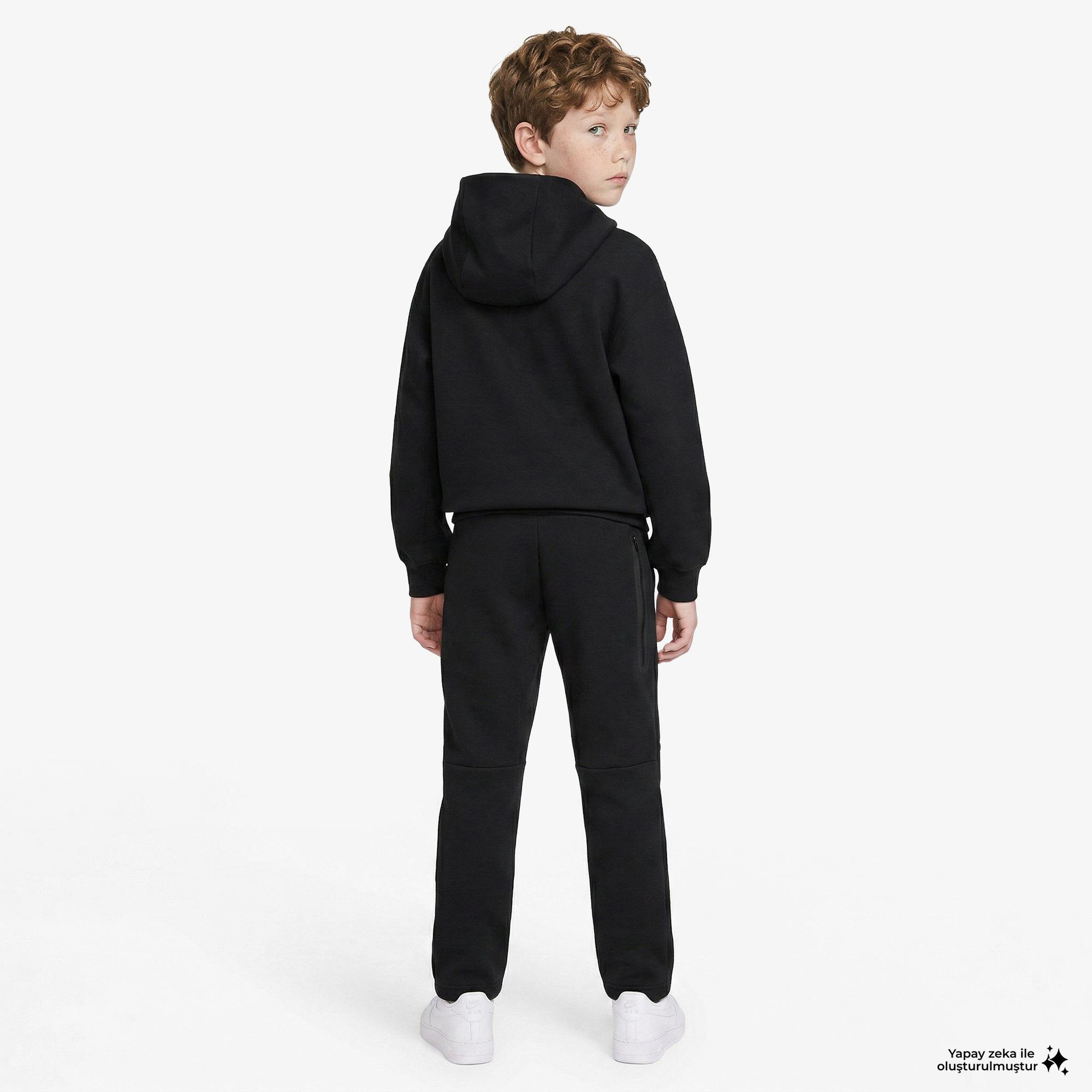 Nike Sportswear Tech Fleece Çocuk Siyah Eşofman Altı