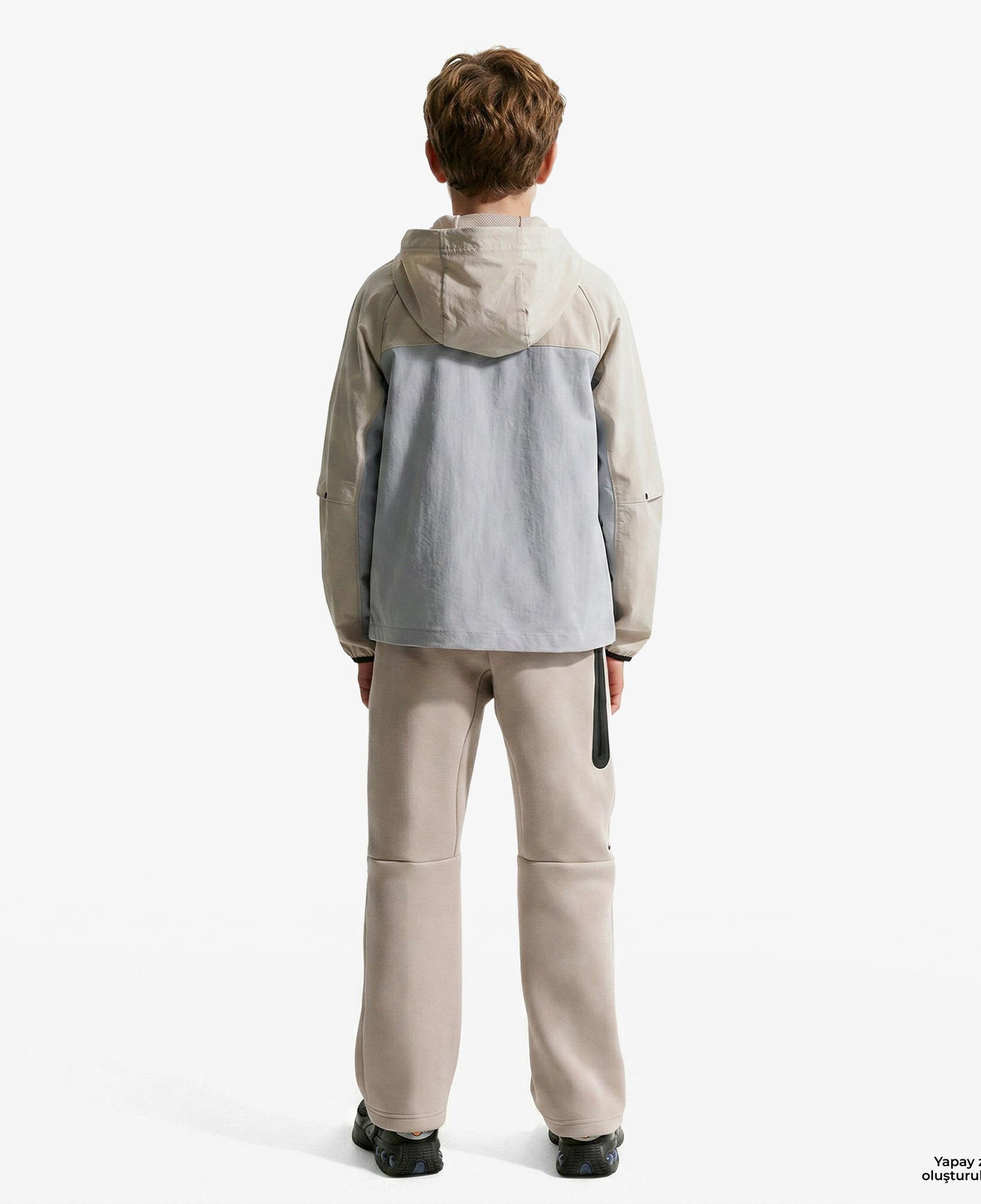 Nike Sportswear Tech Fleece Çocuk Bej Eşofman Altı