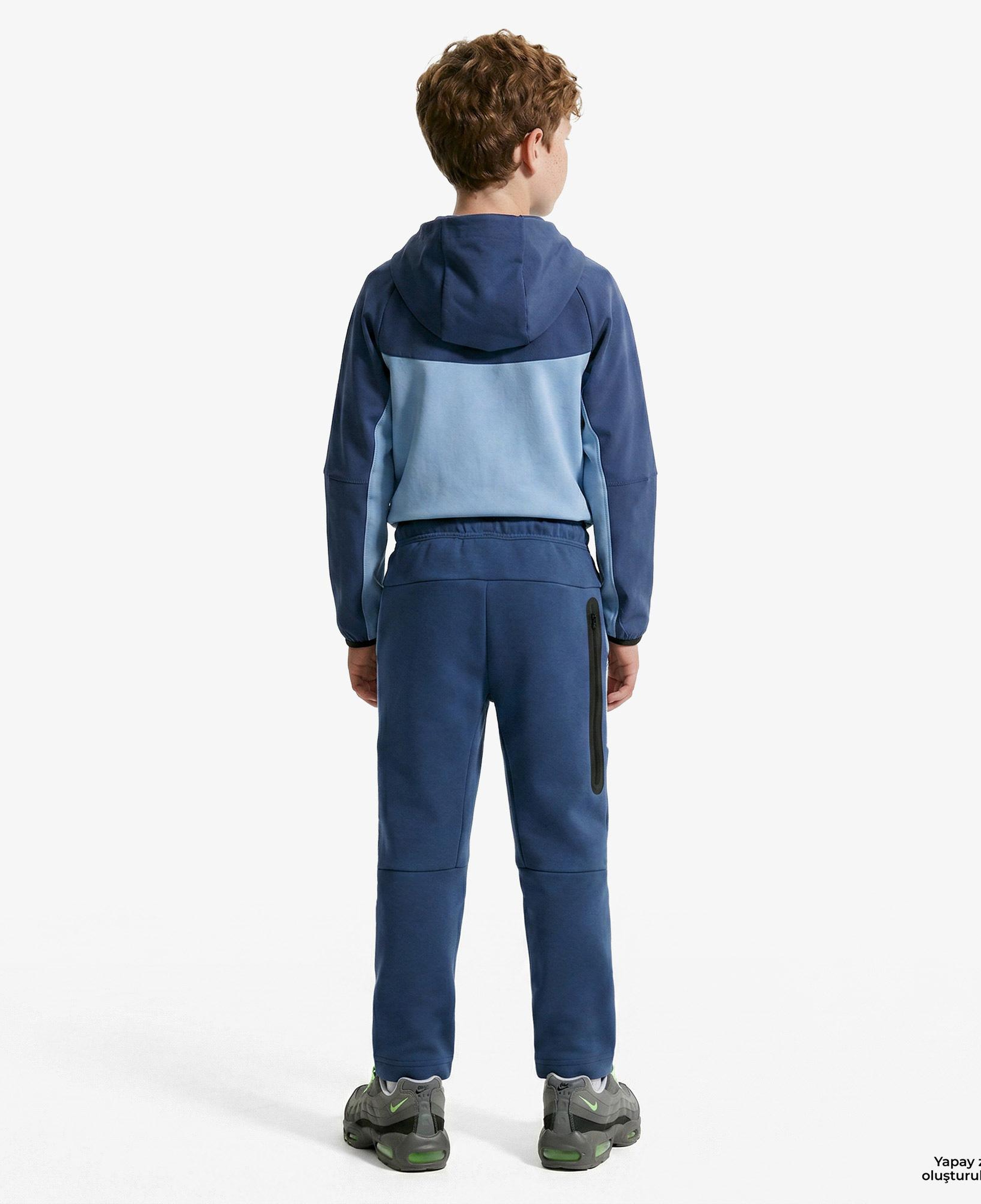 Nike Sportswear Tech Fleece Çocuk Mavi Eşofman Altı