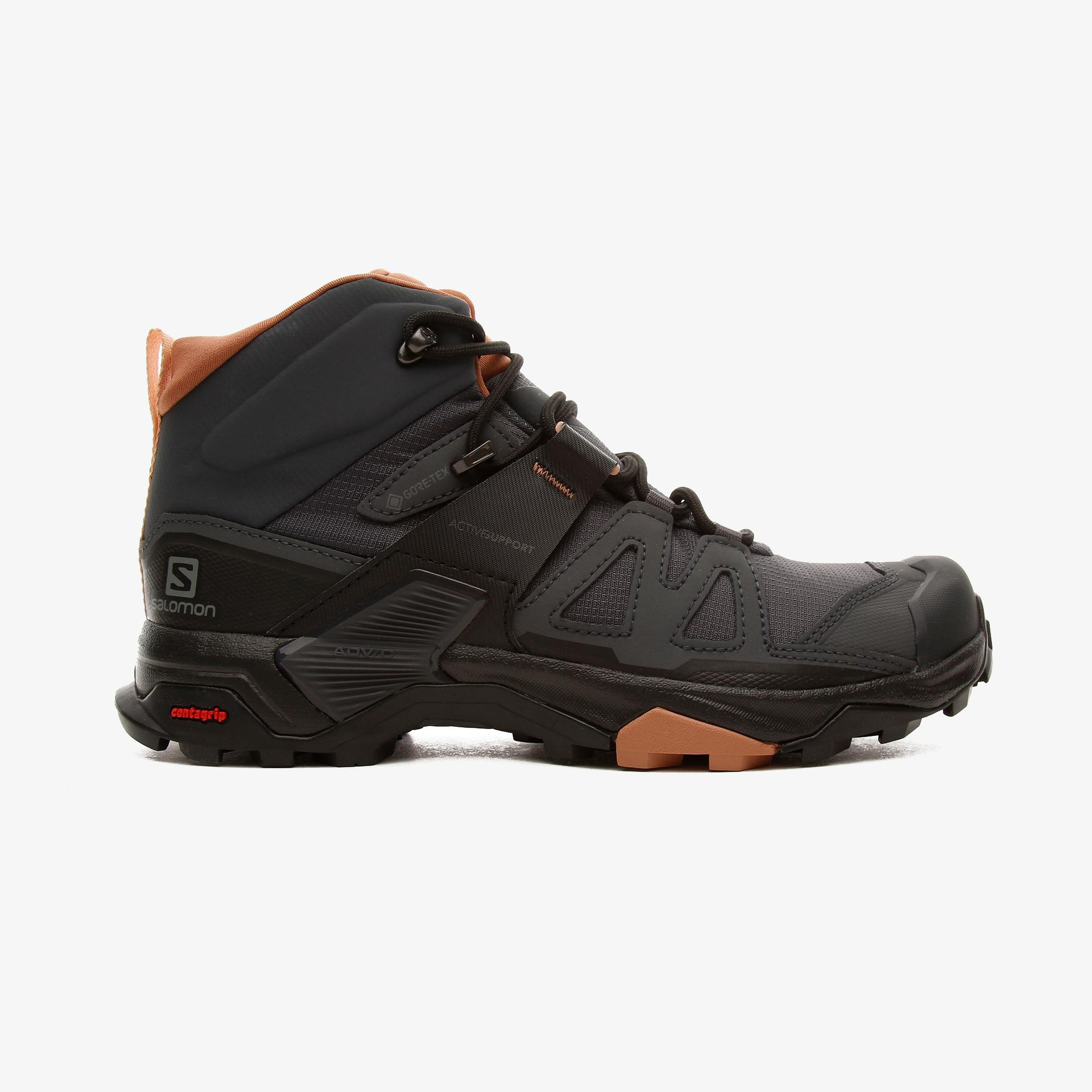 Salomon X Ultra 4 Mid Gore-Tex Kadın Gri Outdoor Bot