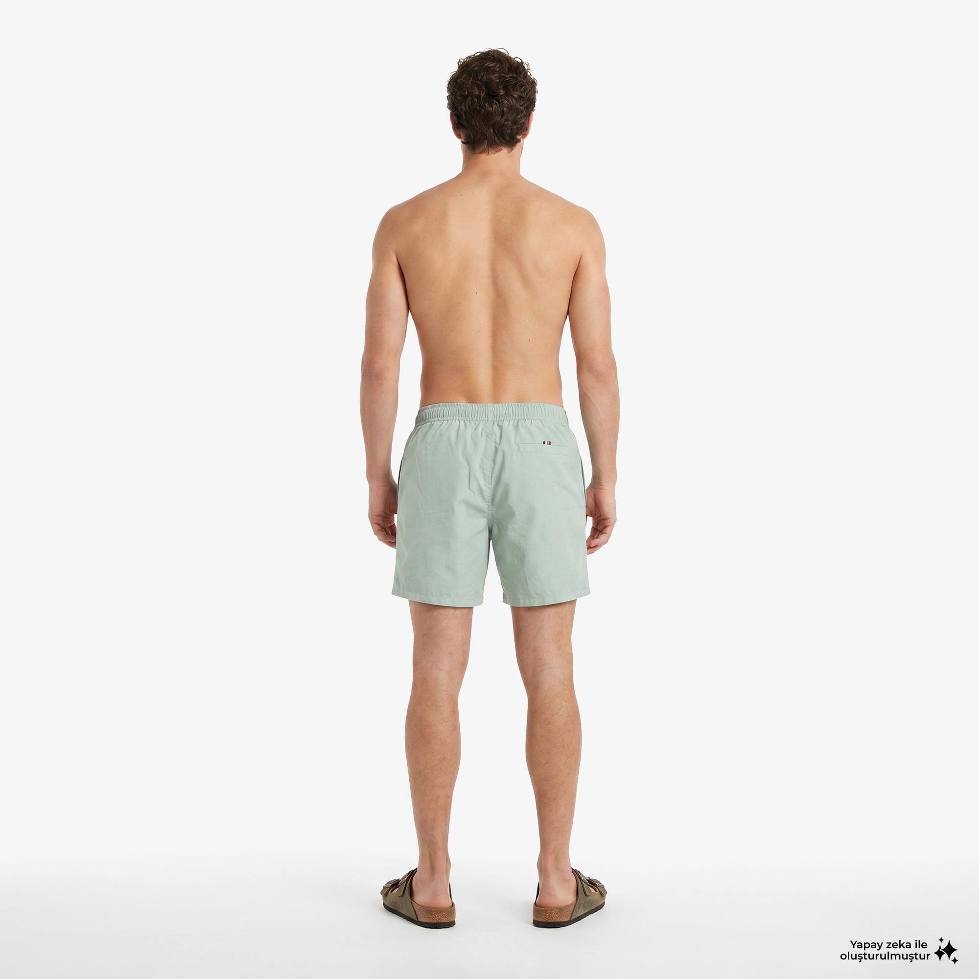 Tommy Hilfiger Original Erkek Gri Deniz Şortu