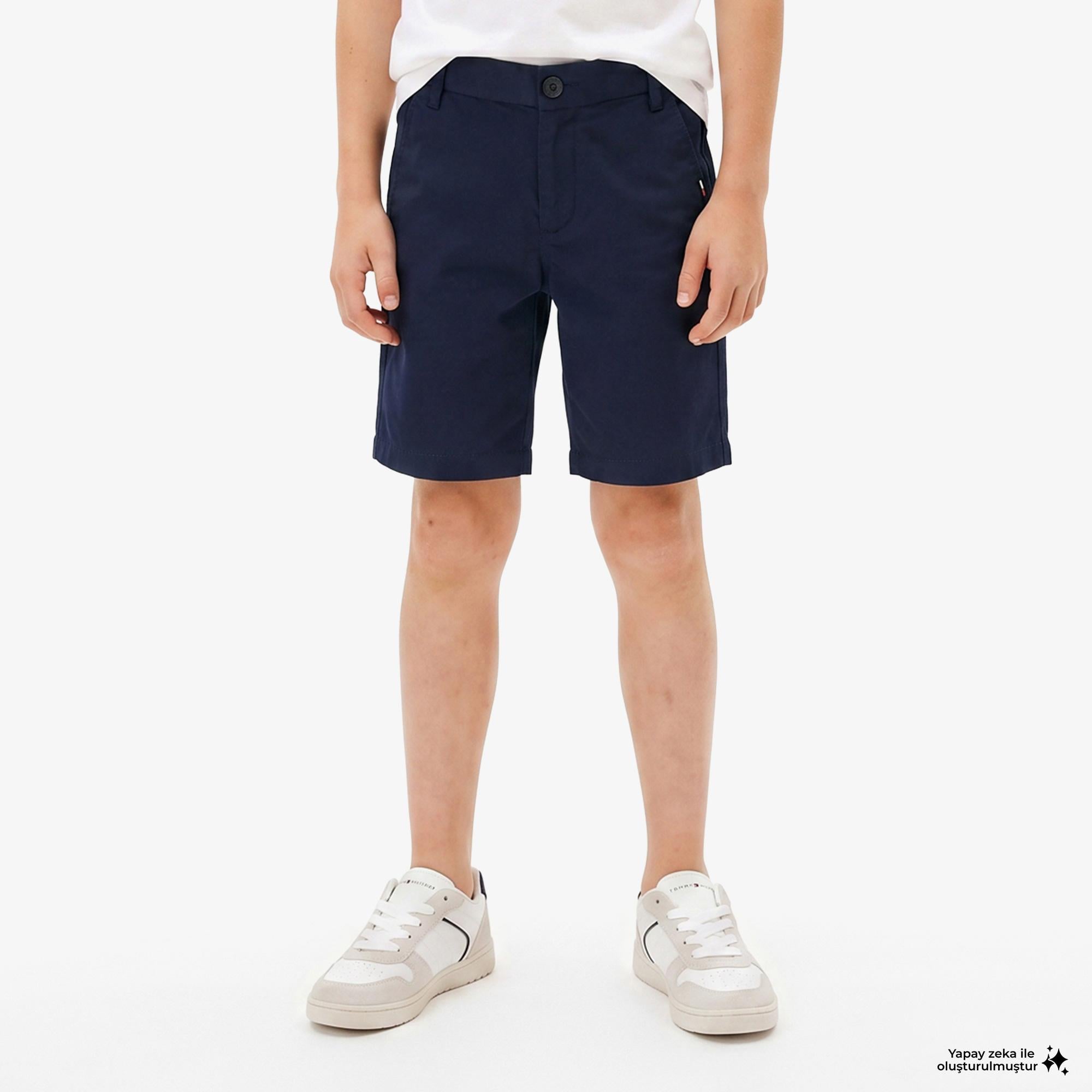 Tommy Hilfiger Essentials Çocuk Lacivert Şort