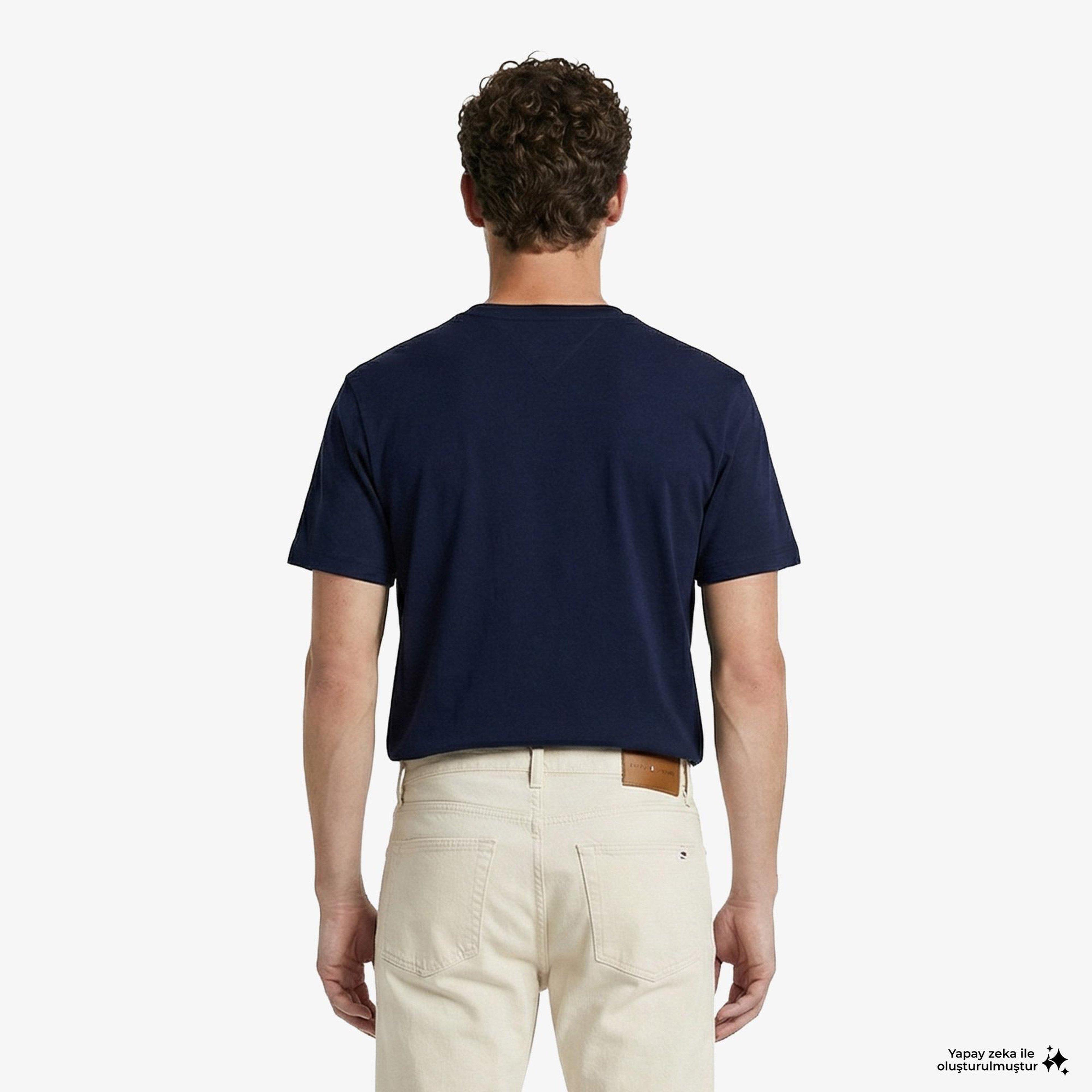 Tommy Hilfiger Core Essentials Erkek Lacivert T-Shirt