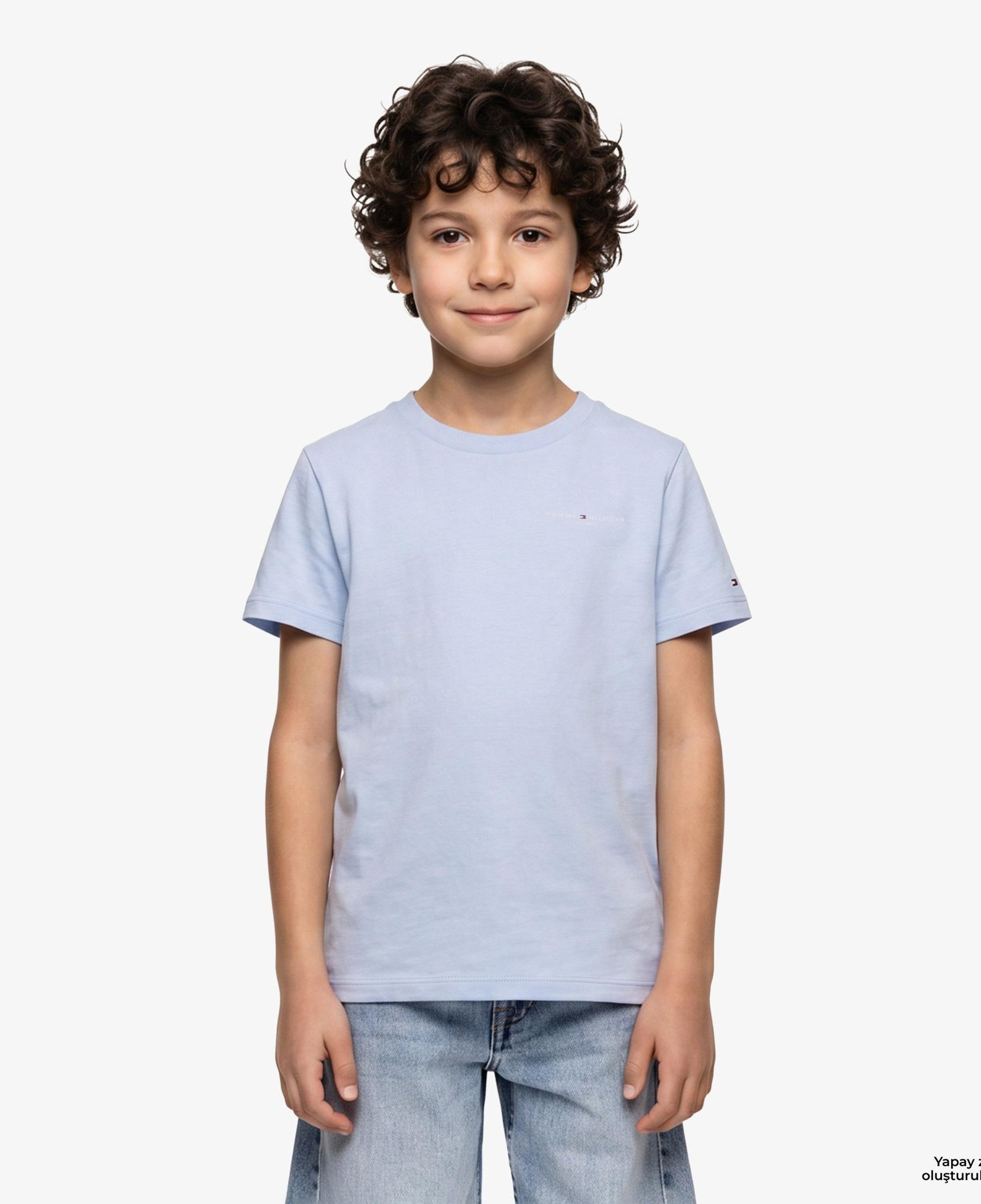 Tommy Hilfiger Mini Corp Çocuk Mavi T-Shirt